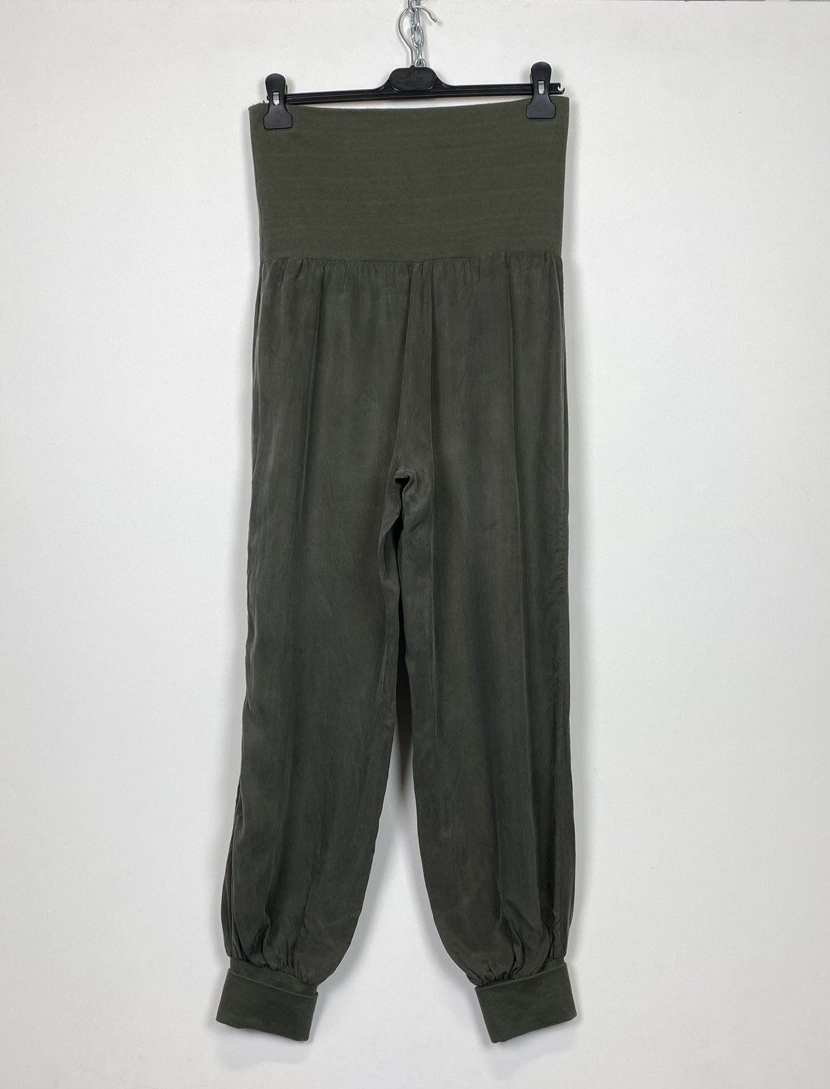 Other Toast 100% Cupro Pull On Pants Trousers Ladies Size 12 Green Size 34" / US 12 / IT 48 - 3 Thumbnail