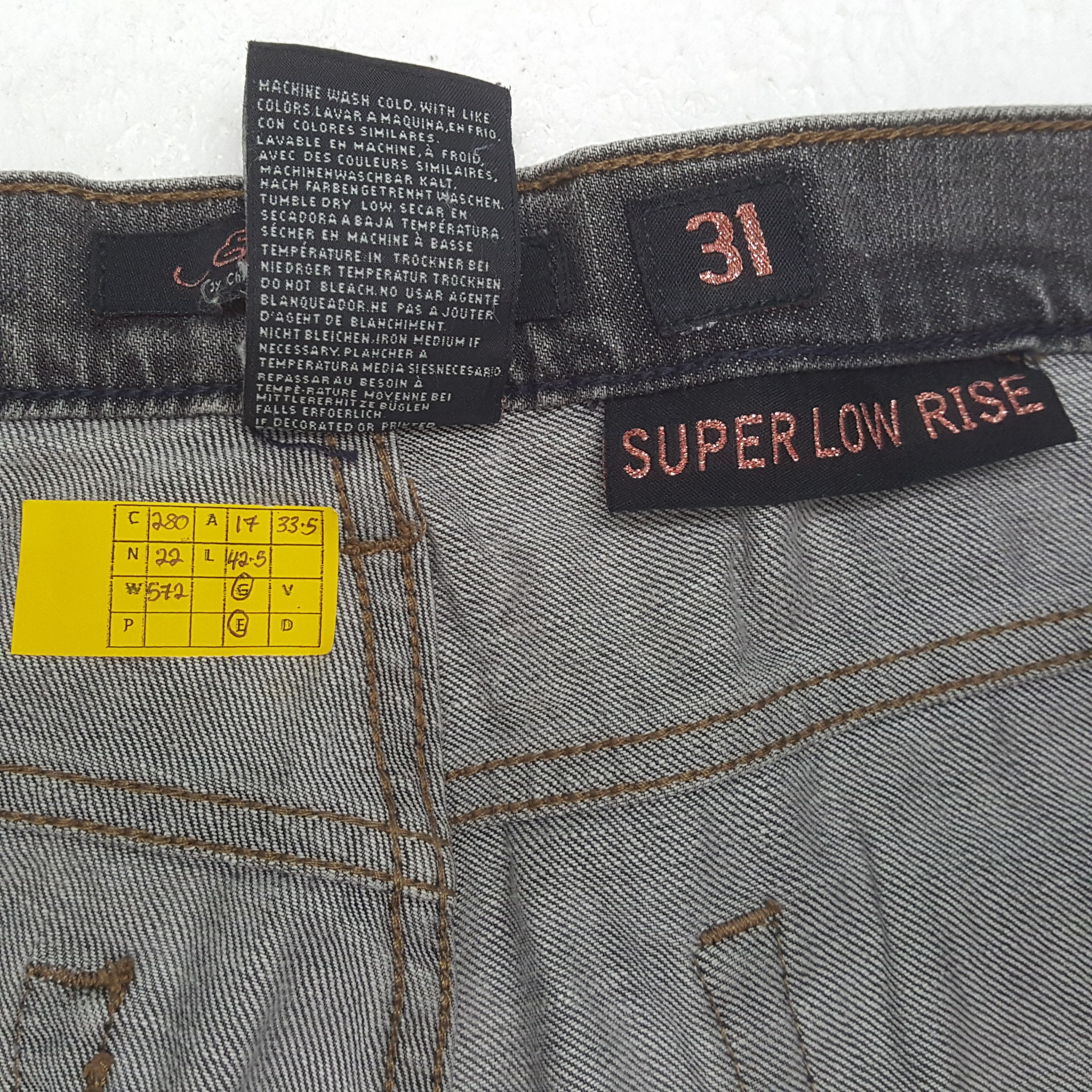 Christian Audigier × Ed Hardy × Vintage Vintage ED HARDEY Christian Audigier Designer Jeans C280N22 Size 34" / US 12 / IT 48 - 15 Thumbnail