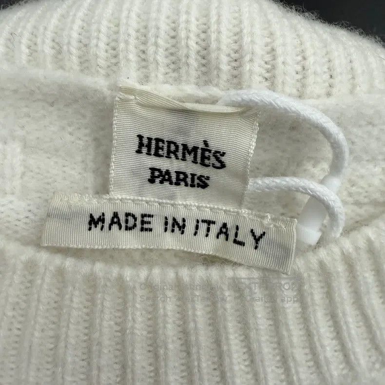 Hermes Hermes Classic White Knitted Sweater Size XXS / US 00 / IT 34 - 5 Thumbnail