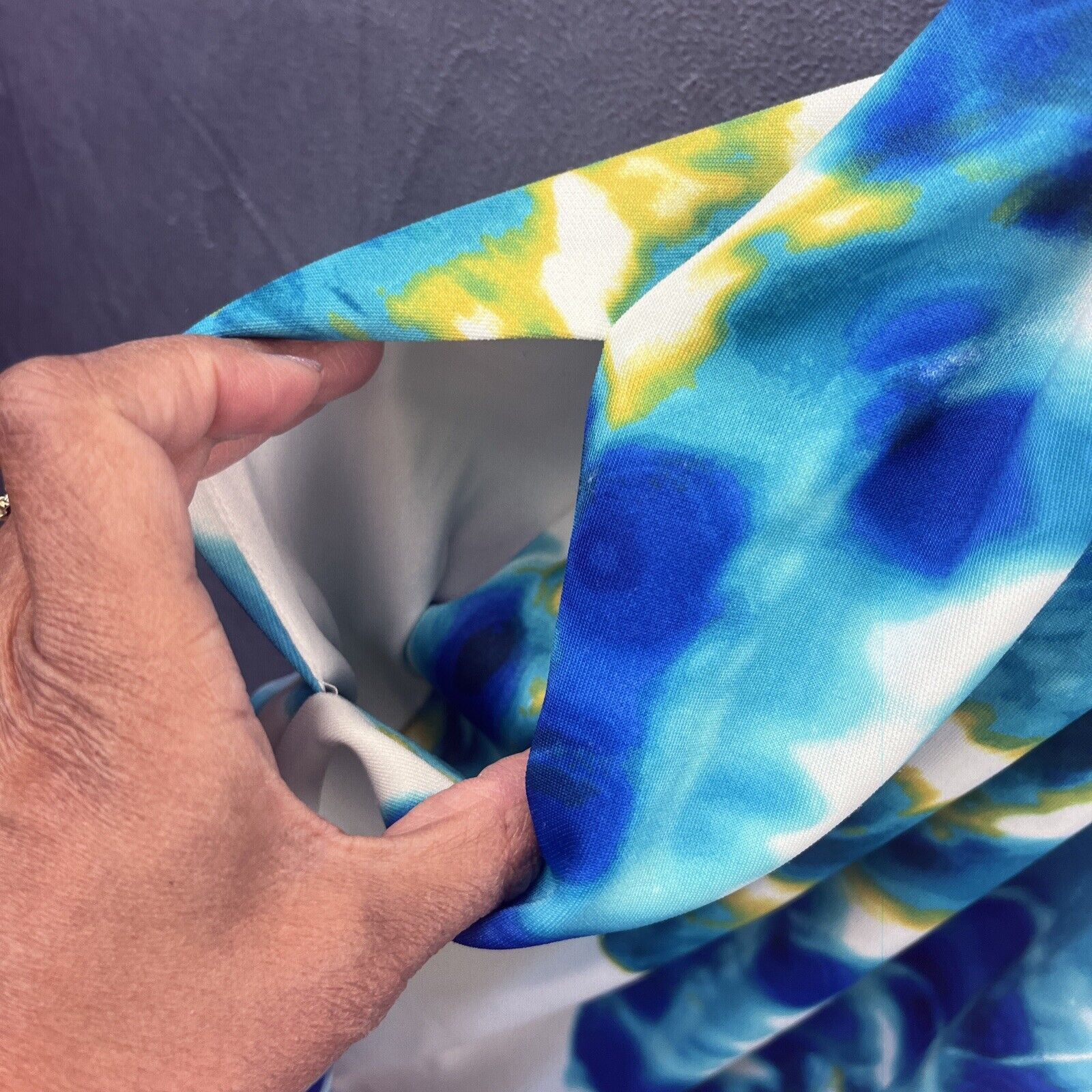 Calvin Klein Calvin Klein Dress Womens Small (estimate) Tie Dye Boho Size L / US 10 / IT 46 - 7 Thumbnail