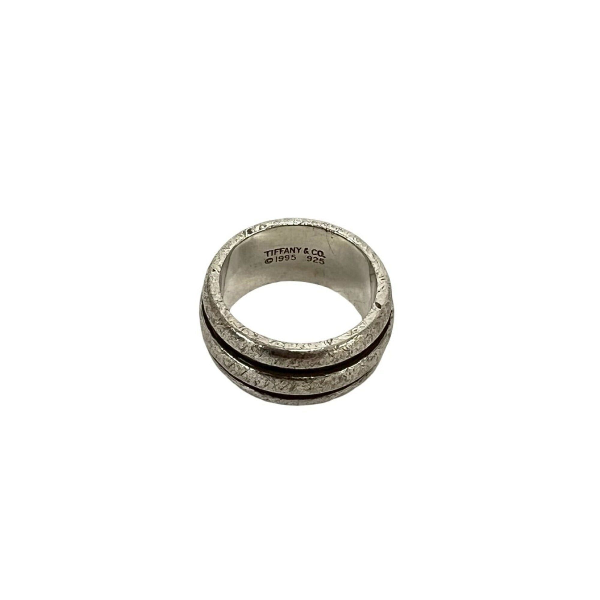 Tiffany & Co. TIFFANY&Co. Tiffany Vintage Grooved Double Line Ring, Sterling Silver 925, 88155 Size ONE SIZE - 1 Thumbnail