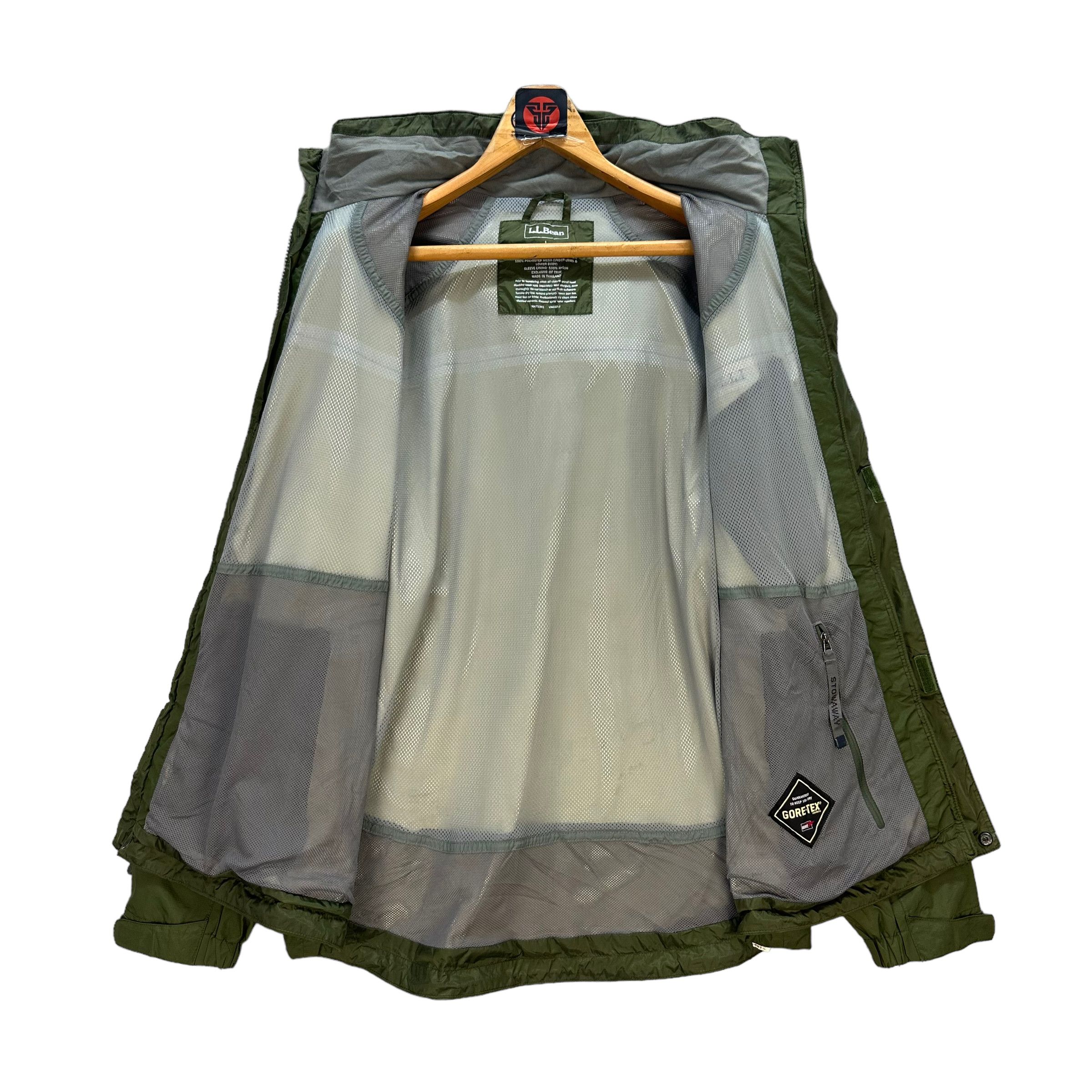 L.L. Bean LL BEAN GORETEX GREEN JACKET #7471-148 Size US L / EU 52-54 / 3 - 10 Thumbnail