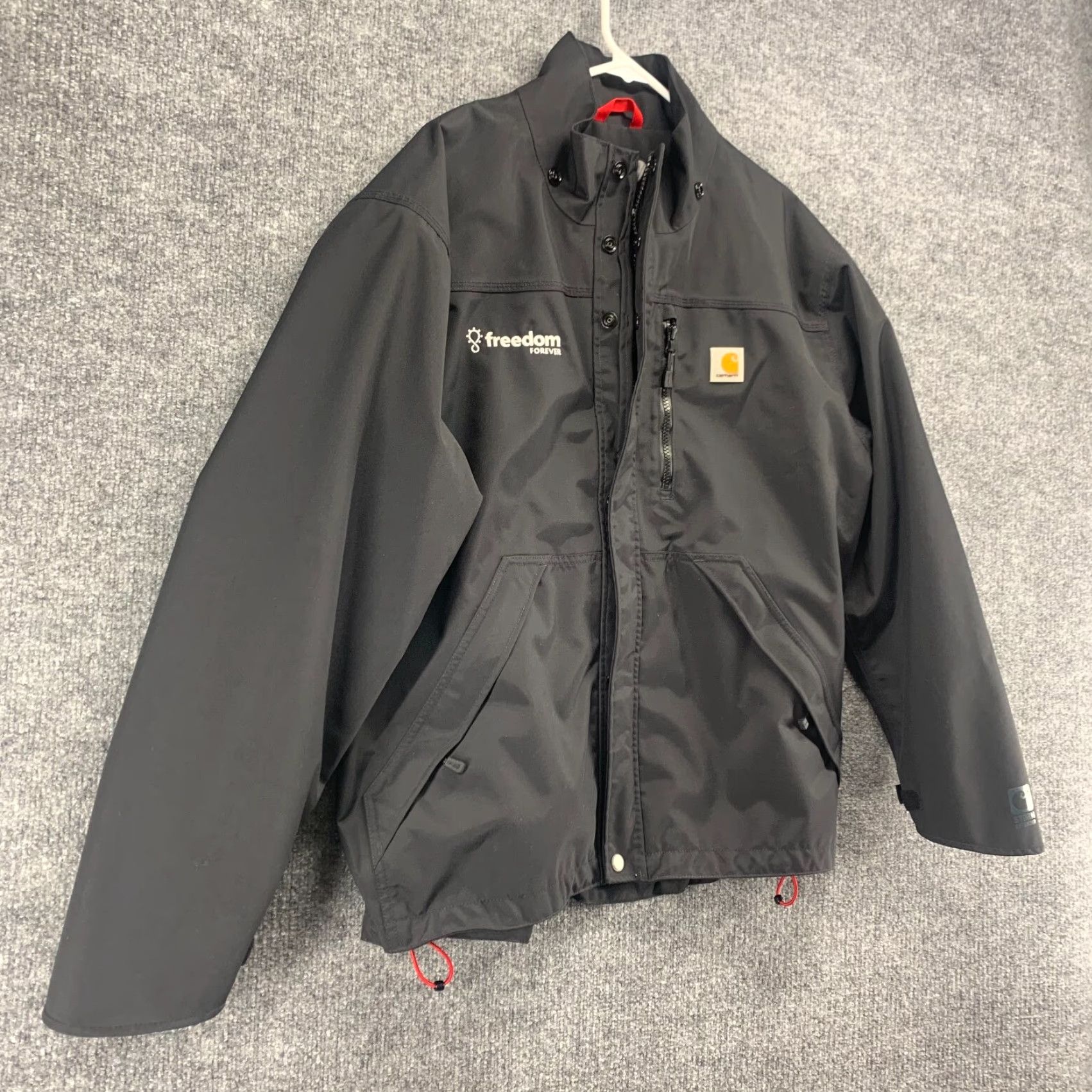 Carhartt Carhartt Jacket Mens Large Regular Black Button Up Lined Windbreaker Raincoat Size US L / EU 52-54 / 3 - 2 Thumbnail