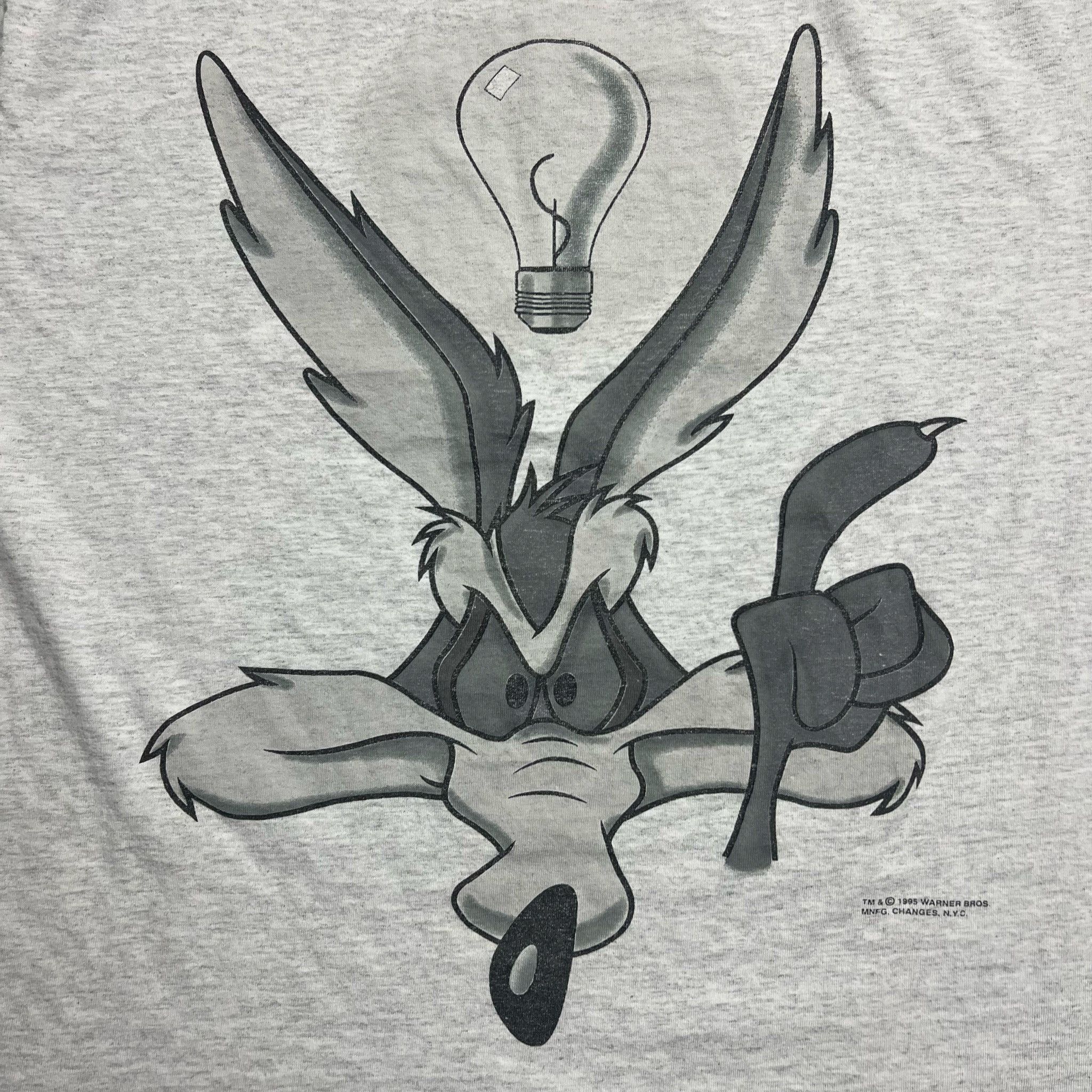 Changes 1995 Wile E. Coyote Geniuswear Looney Tunes T-Shirt - L Size US L / EU 52-54 / 3 - 5 Thumbnail