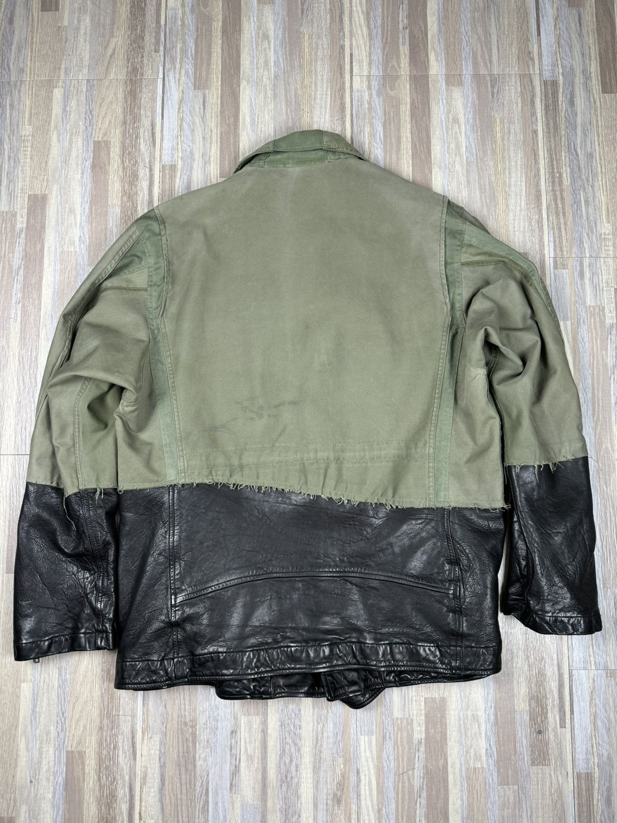 Greg Lauren 50/50 M51 / Leather Jacket Size US L / EU 52-54 / 3 - 3 Thumbnail