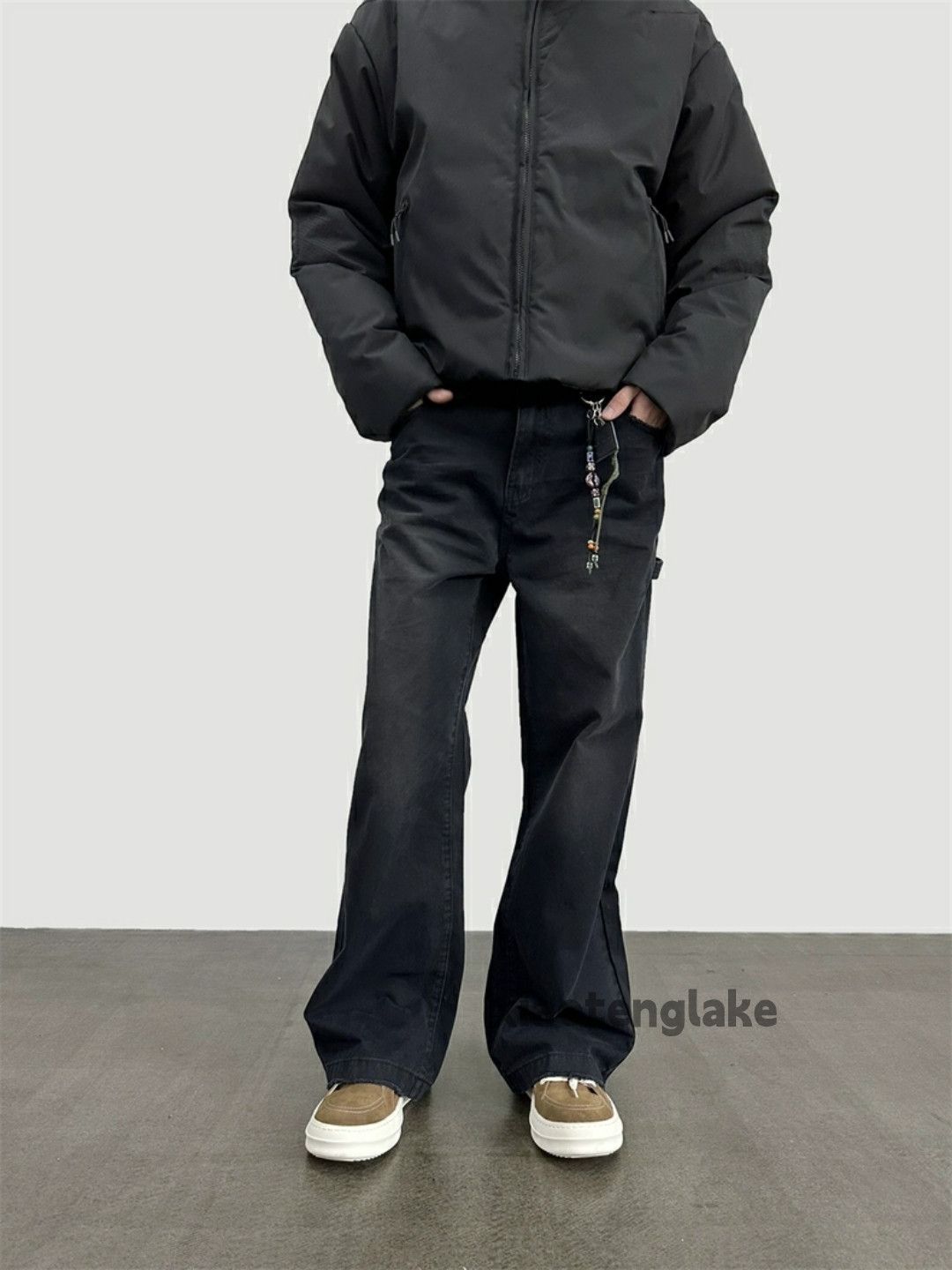 Jean × Vintage washed faded cleanfit yuppie utility carpenter jeans Size US 30 / EU 46 - 3 Thumbnail
