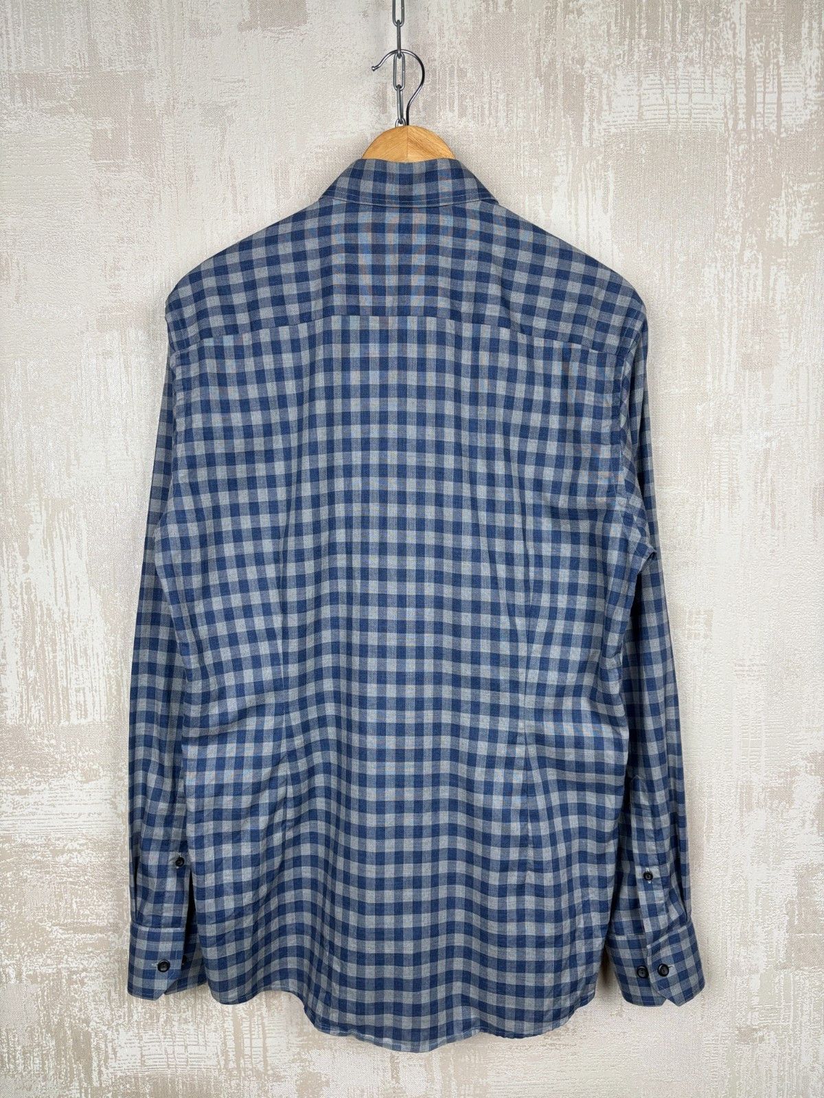 Eton Eton Lightweight Flannel Check Shirt Size L (41 / 16) Size US L / EU 52-54 / 3 - 11 Thumbnail
