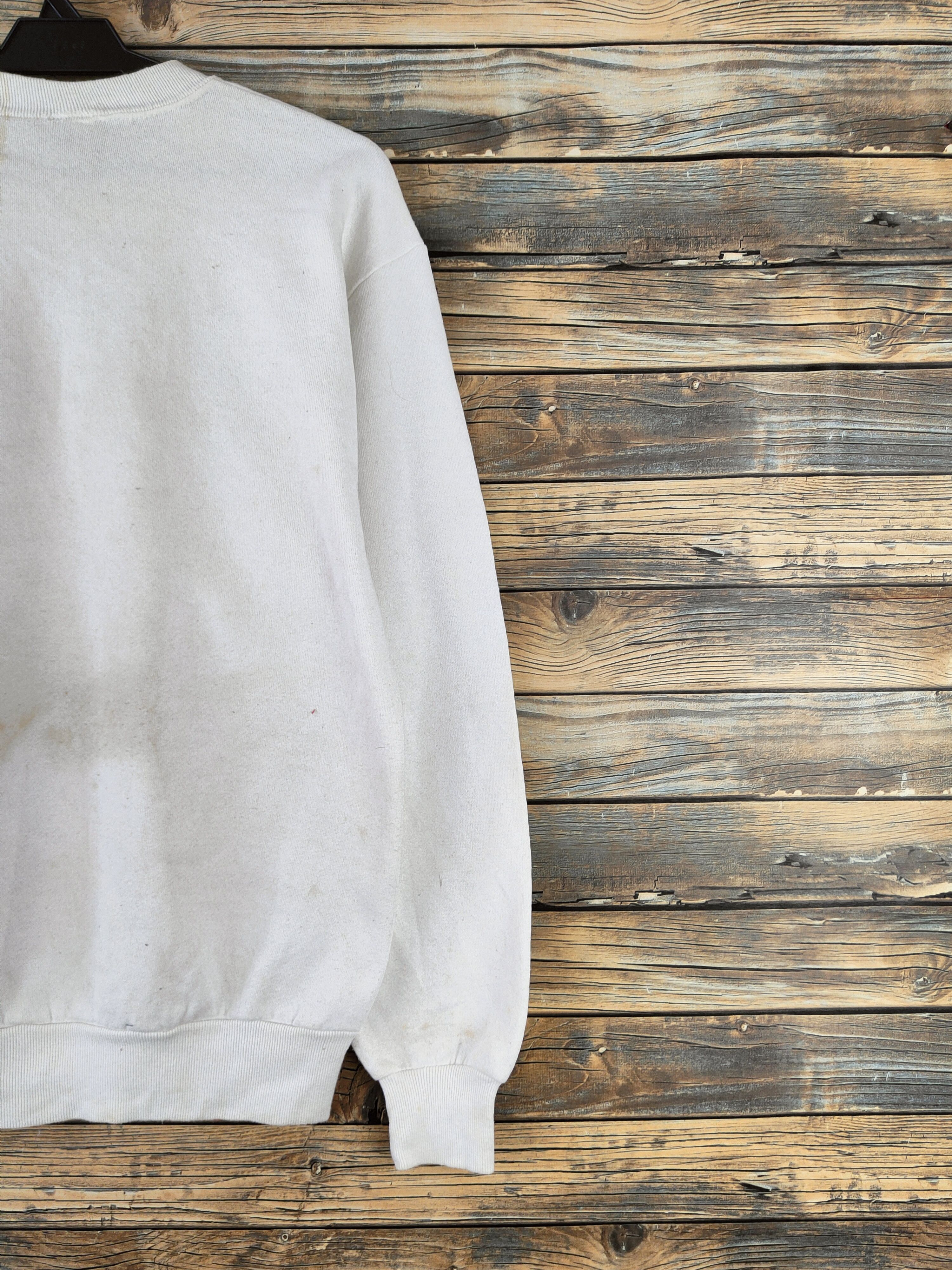 Japanese Brand Vintage Big Print 🔥 Laura Rogers White Dogs Sweatshirt Size M / US 6-8 / IT 42-44 - 10 Thumbnail