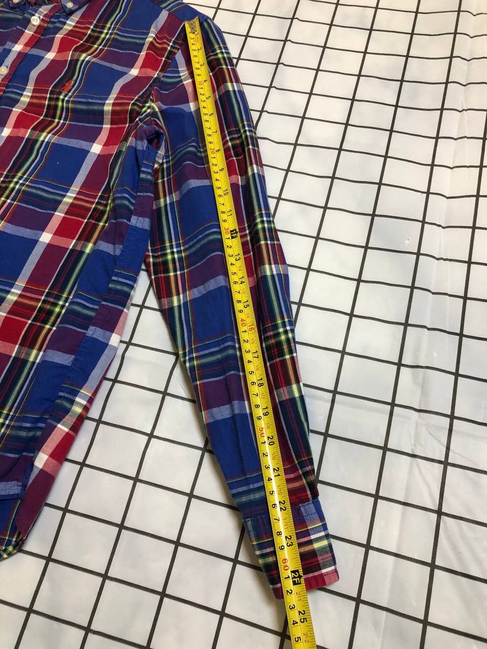 Polo Ralph Lauren Ralph Lauren Mens Shirt Plaid Madras Color Block Colored Size US S / EU 44-46 / 1 - 4 Thumbnail
