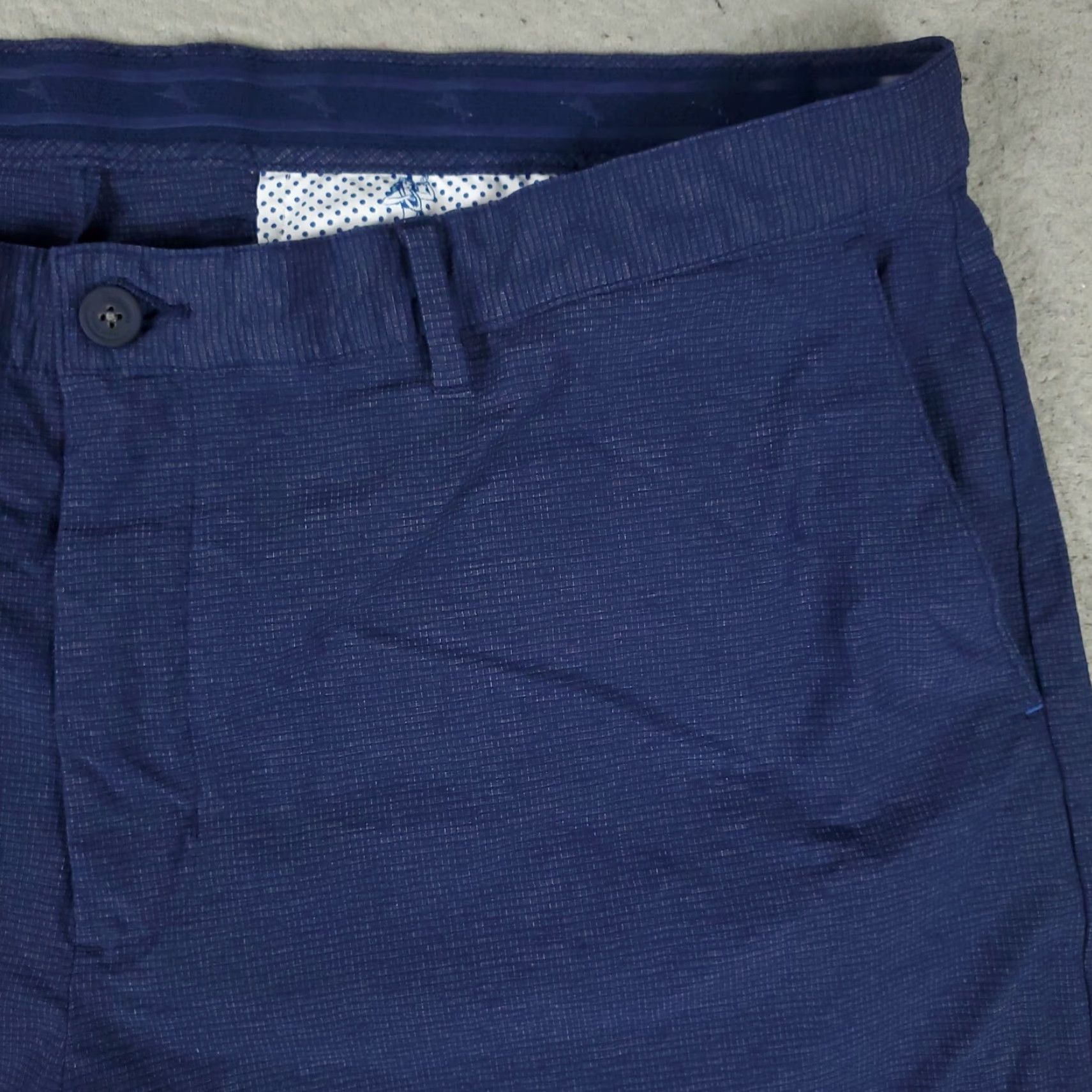 Tommy Bahama Tommy Bahama Shorts Mens Regular Size 44 Blue Nylon Stretch Flat Front Chino Casual Pants USA Prep Sports Mens Size US 44 / EU 60 - 3 Thumbnail