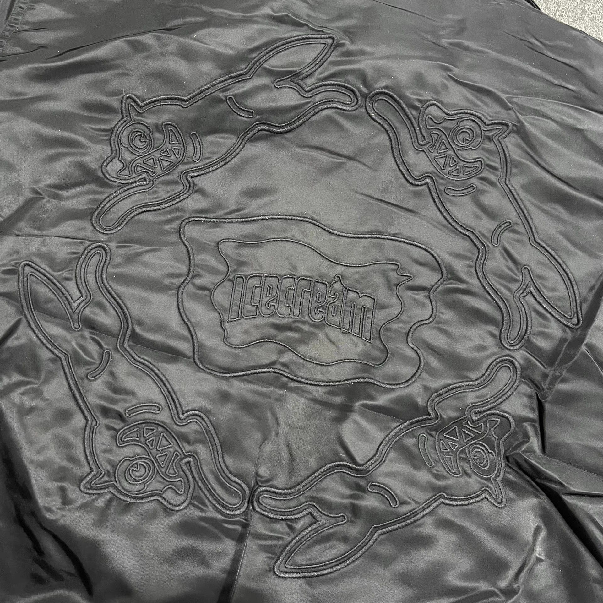 Billionaire Boys Club BBC ICECREAM Flying Dog Collared Quilted Flight Jacket Q7 Size US L / EU 52-54 / 3 - 4 Thumbnail