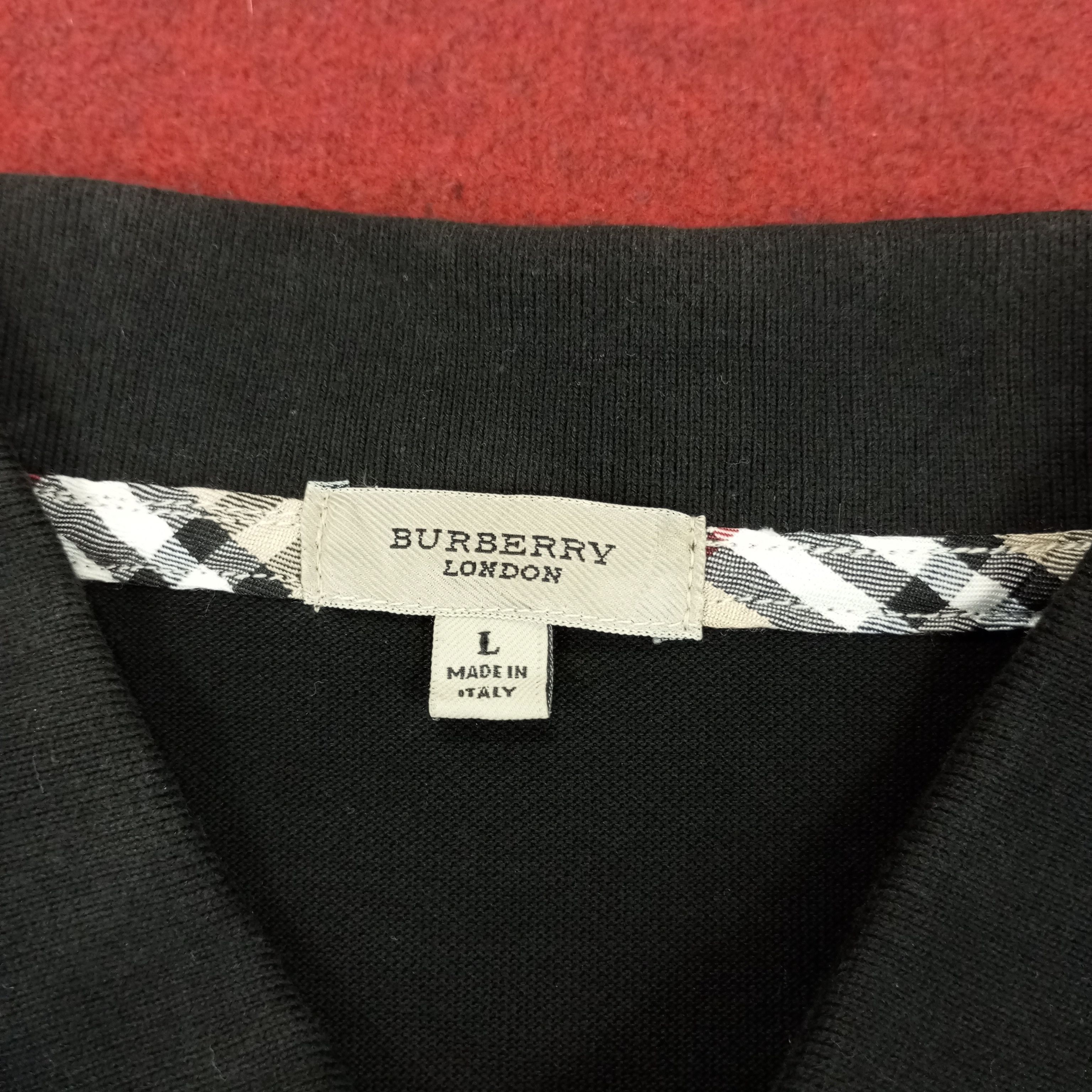 Burberry × Vintage Burberry London Made In Italy Casual Polos Fashion Size US M / EU 48-50 / 2 - 4 Thumbnail