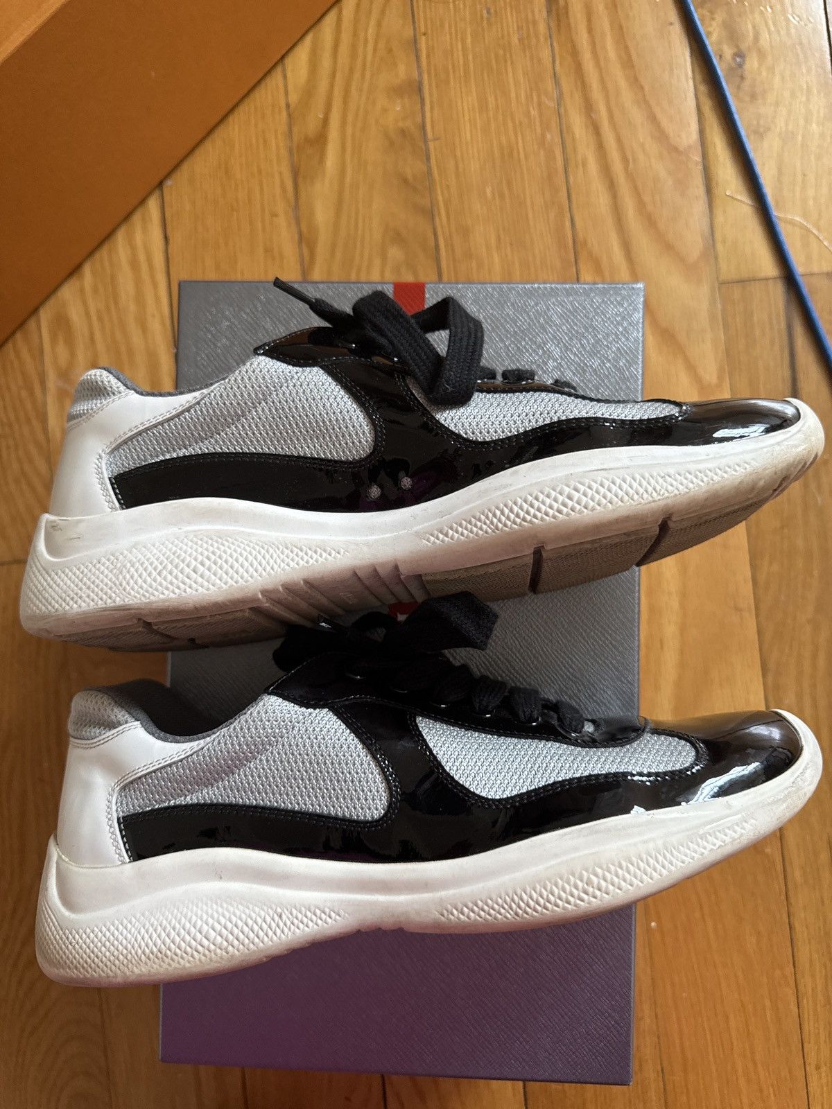 Prada Patent leather prada sneakers Size US 7 / EU 40 - 3 Thumbnail