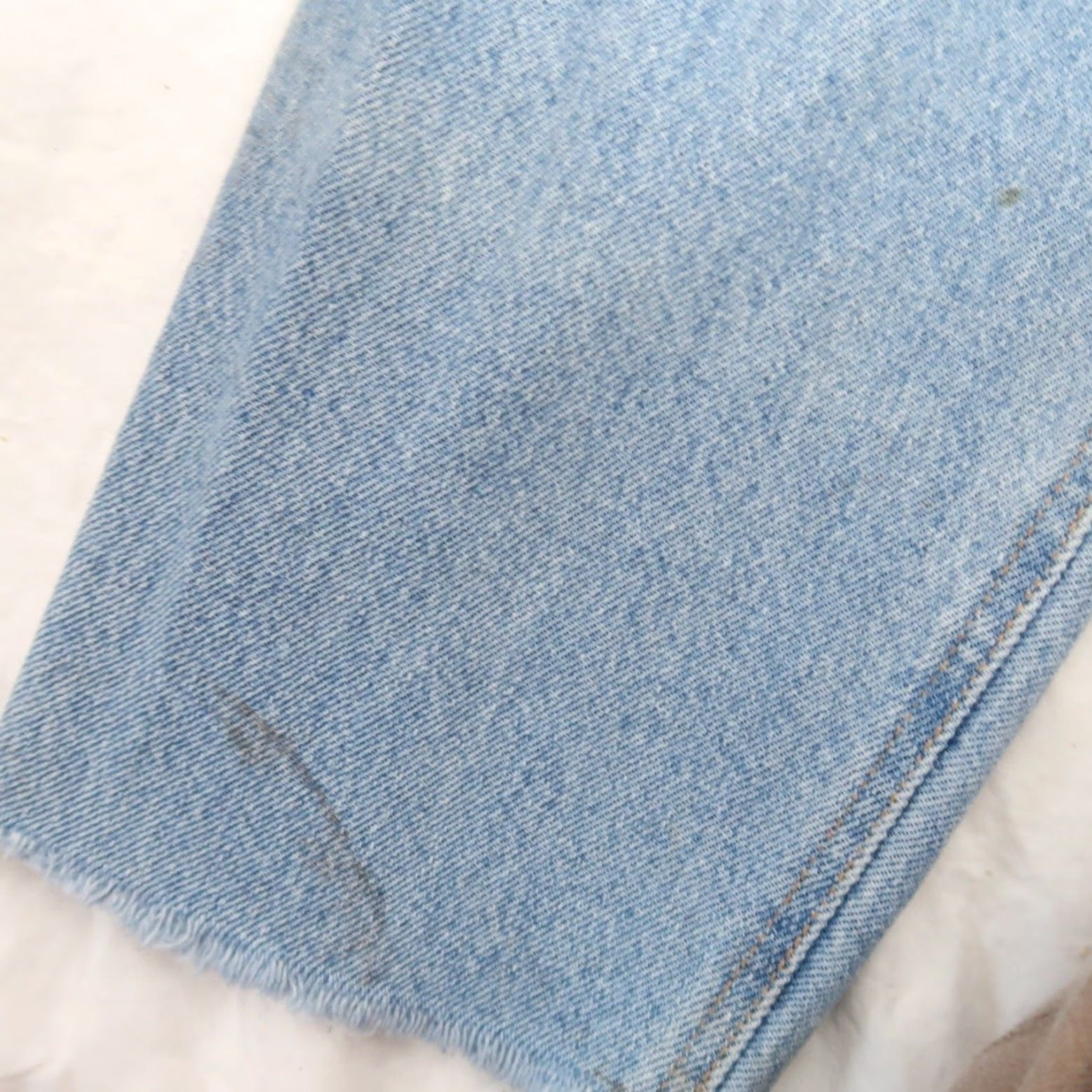 Vintage VINTAGE Zena Jeans 90s Light Wash High Rise Straight Leg 28" Womens 28" Regular 100% Cotton Denim 80s 90s Men’s? (rephrase) Size 28" / US 6 / IT 42 - 5 Thumbnail