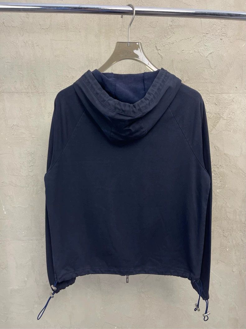 Thom Browne Thom browne Dark blue hem cuff drawstring zipper jacket 250 Size US S / EU 44-46 / 1 - 3 Thumbnail