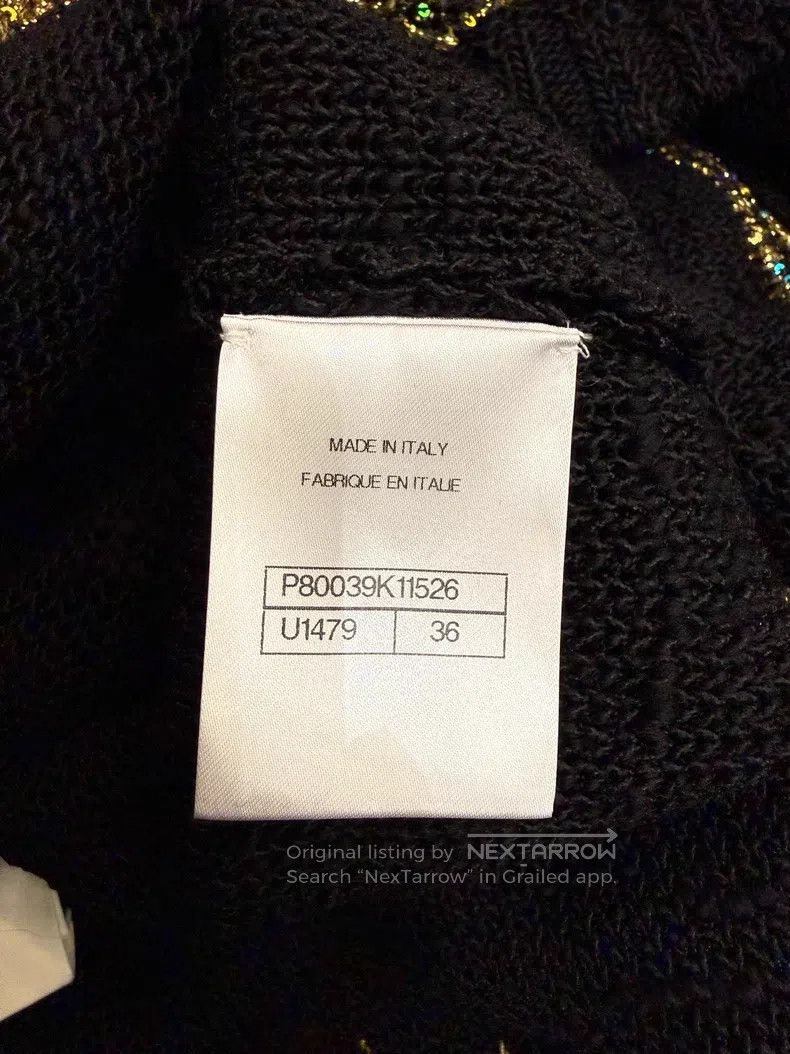 Chanel Chanel 25A High-end Handicraft Series Black and Gold Embro Size XS / US 0-2 / IT 36-38 - 5 Thumbnail