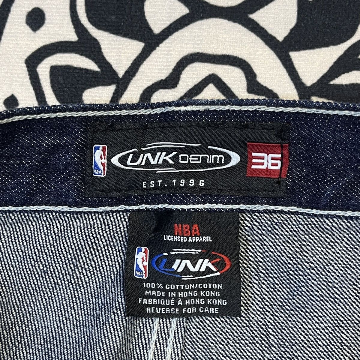 Other “Vintage Unk Nba Denim Heat Size 36” Size US 36 / EU 52 - 14 Thumbnail