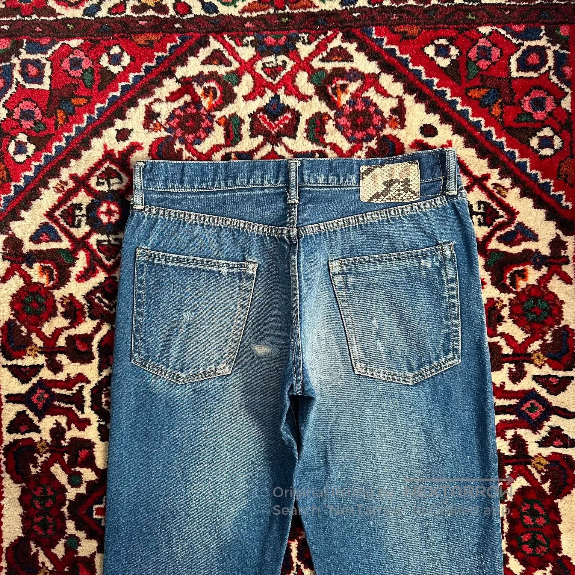 Visvim visvim 11aw washed denim jeans. Size US 34 / EU 50 - 4 Thumbnail