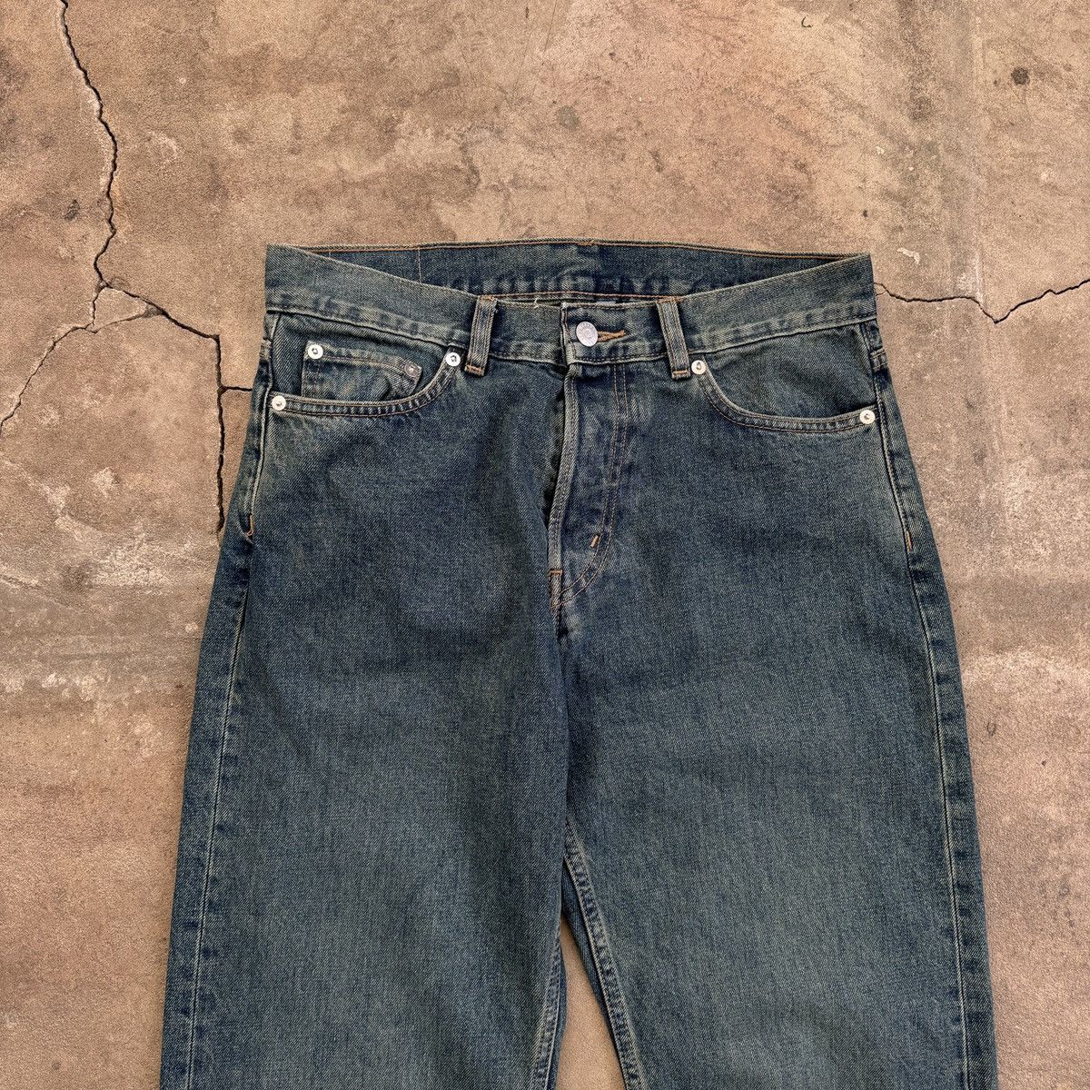 Weekday Weekday Space Relaxed Straight Jeans Astro Size 28" / US 6 / IT 42 - 4 Thumbnail