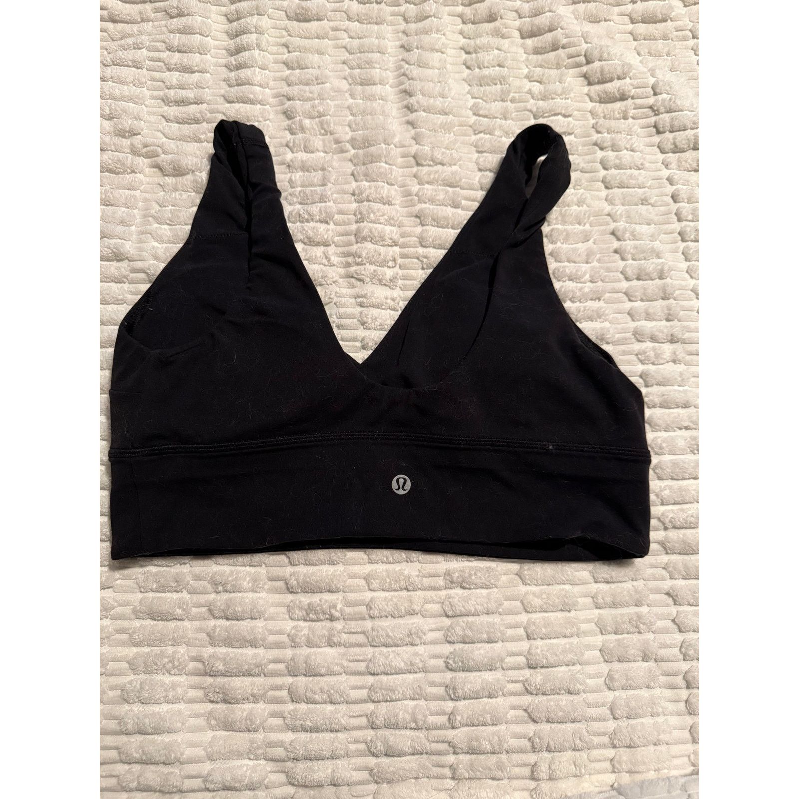 Lululemon Lululemon Black Align V-Neck Sports Bra Women 10 - C006 Size ONE SIZE - 7 Thumbnail