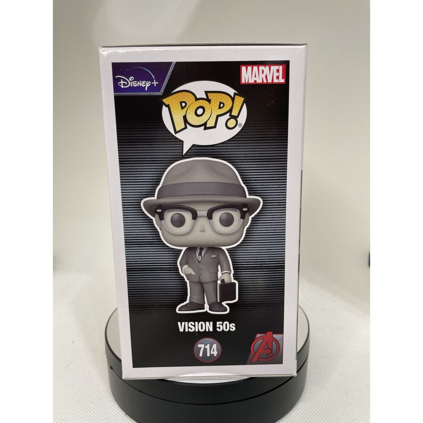 Other Funko Pop 50's Vision (Black & White) #714 - Wandavision Size ONE SIZE - 7 Thumbnail