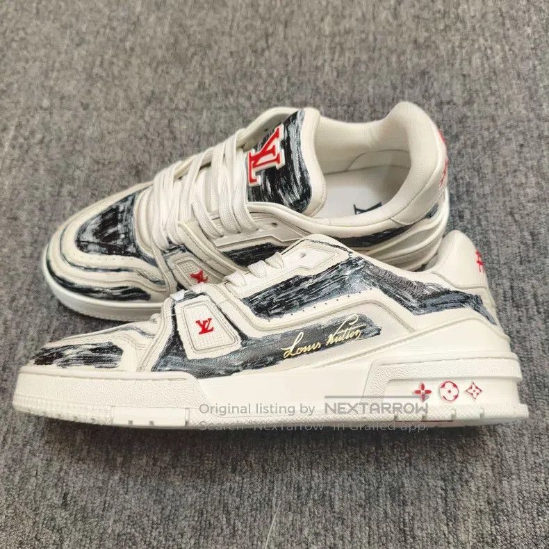 Louis Vuitton Louis Vuitton Trainer doodle shoes Size US 7.5 / EU 40-41 - 3 Thumbnail