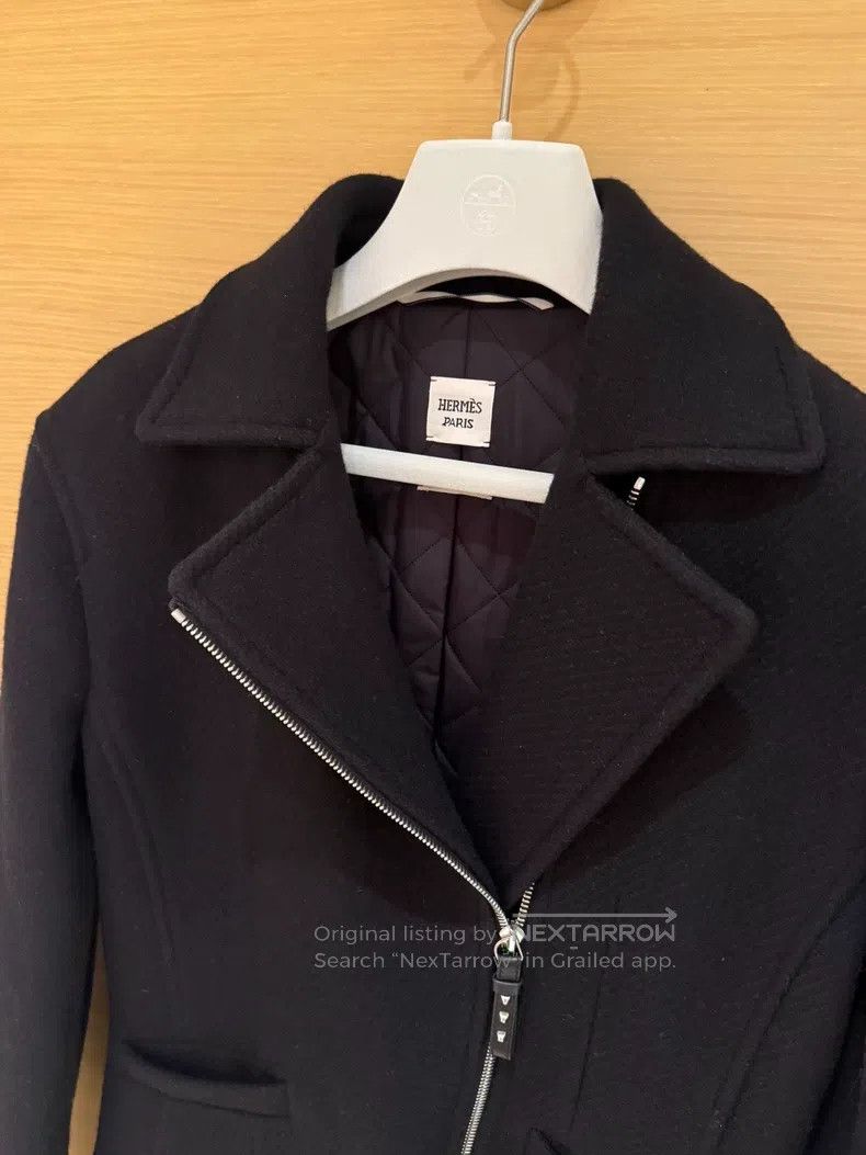 Hermes Hermes 23 Fall/Winter Cashmere Cotton Jacket Size XS / US 0-2 / IT 36-38 - 4 Thumbnail