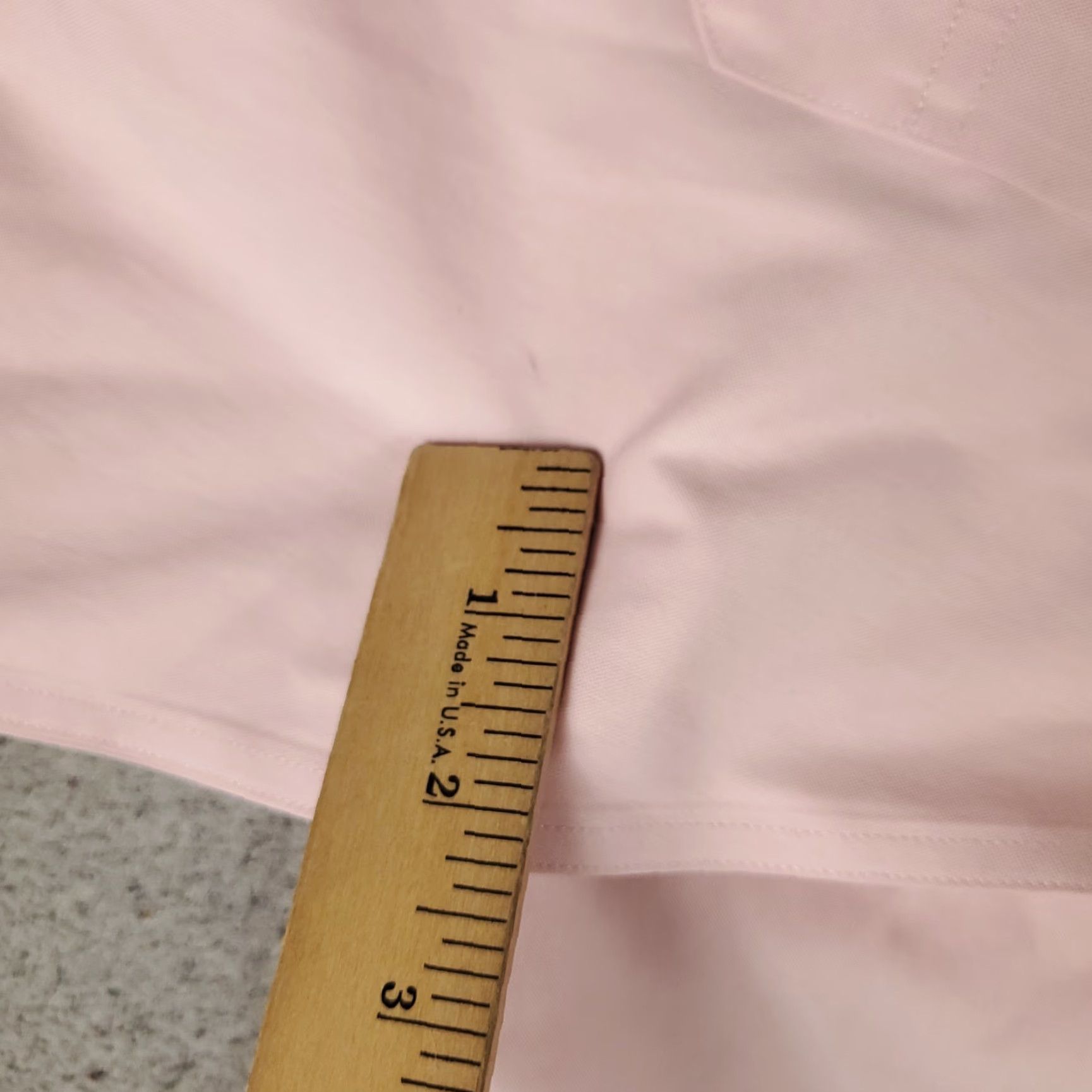 Brooks Brothers VINTAGE Brooks Brothers Shirt Mens 17 Pink Dress Shirt Long Sleeve Button Up Regular Cotton 100% Business Casual Formal Wedding Mens Size 46R - 3 Thumbnail
