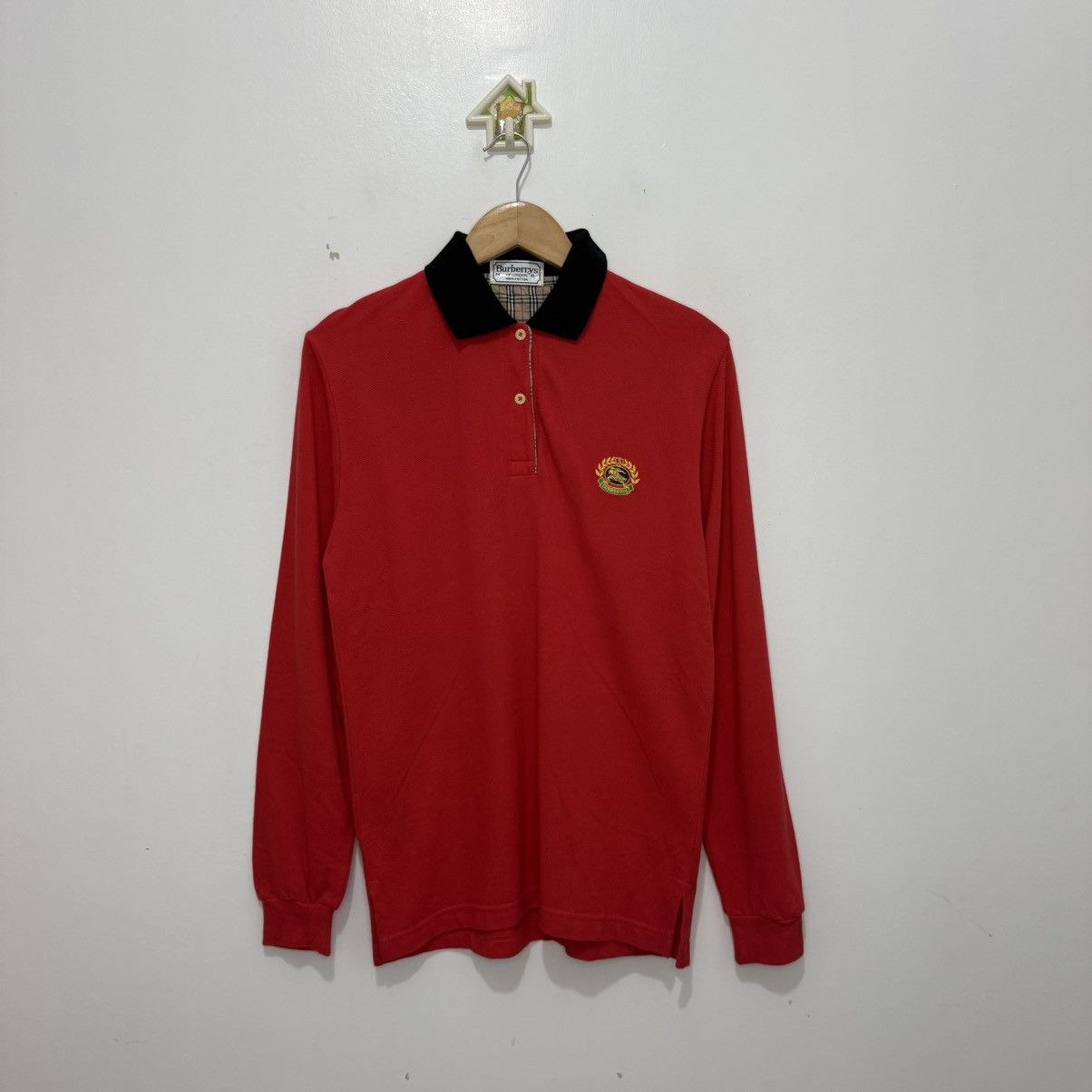 Burberry Burberry Polo Shirt Long Sleeves Size US M / EU 48-50 / 2 - 1 Thumbnail