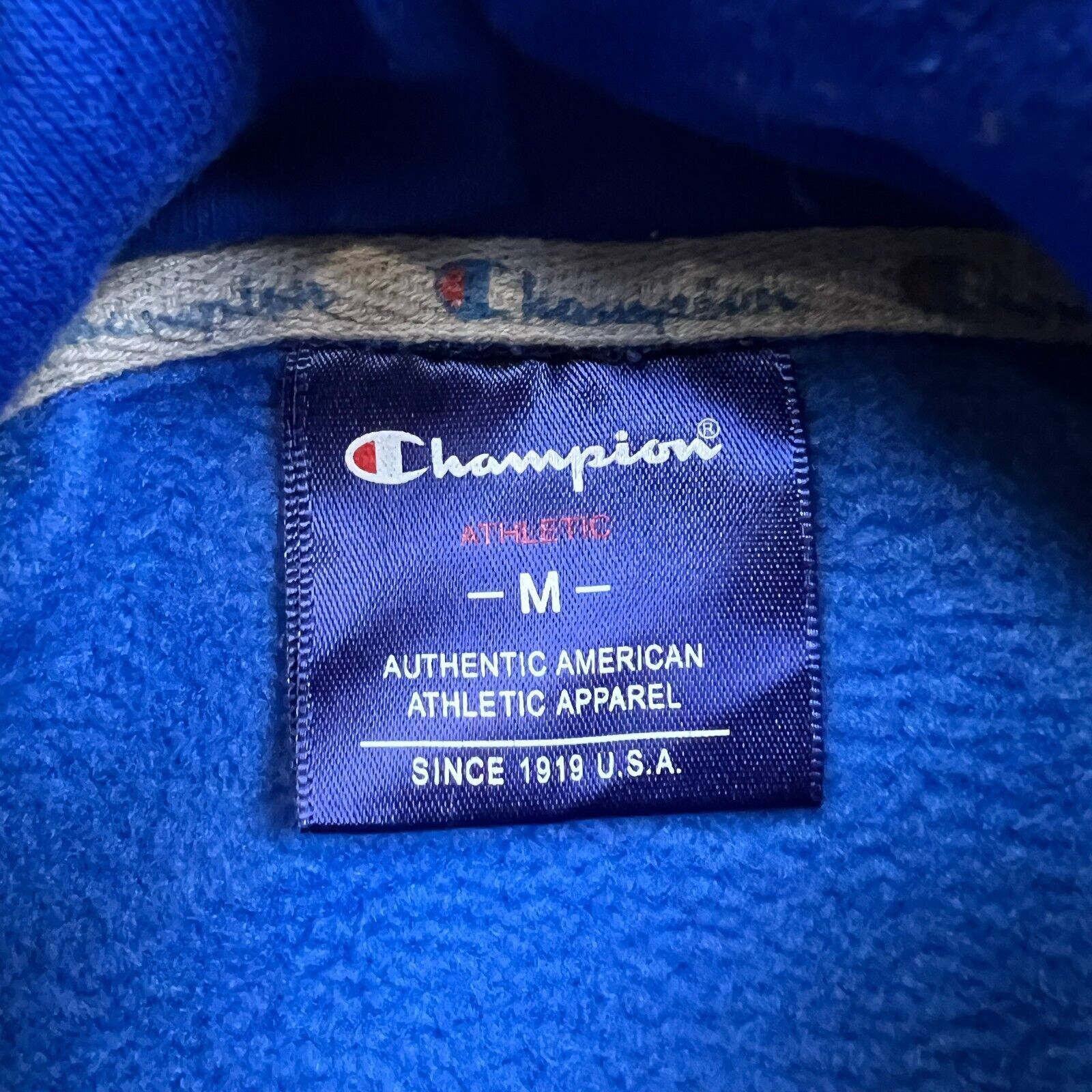 Champion × Vintage Champion Hoodie Small Authentic Apparel Hooded Sweatshirt Size US S / EU 44-46 / 1 - 6 Thumbnail