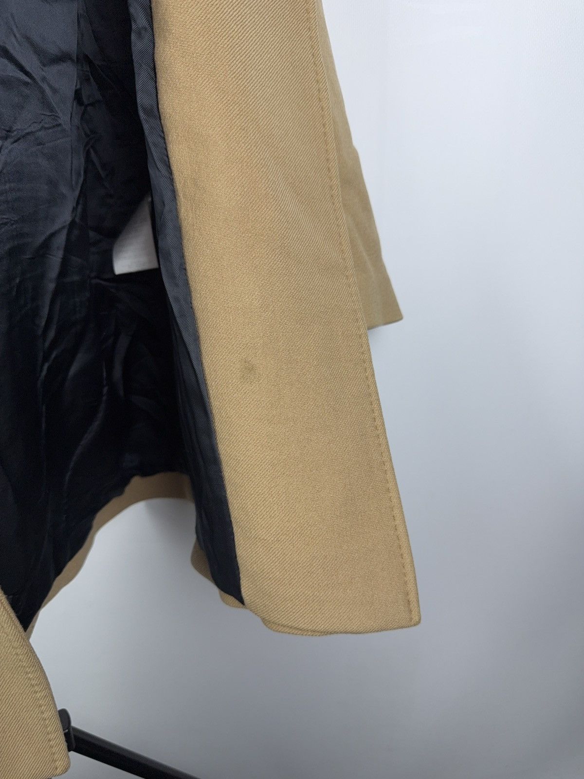 Sandro Luxury Sandro Paris Wool Hooded Coat Beige Asym Zip 38 S-M Size S / US 4 / IT 40 - 14 Thumbnail