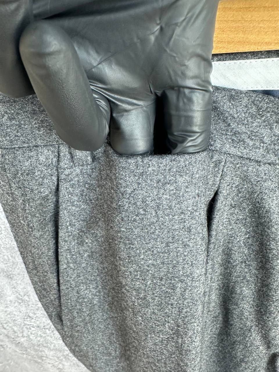 Canali RRP $650 Canali Wool Tailored Dress Trousers Grey Italy Size US 42 / EU 58 - 14 Thumbnail