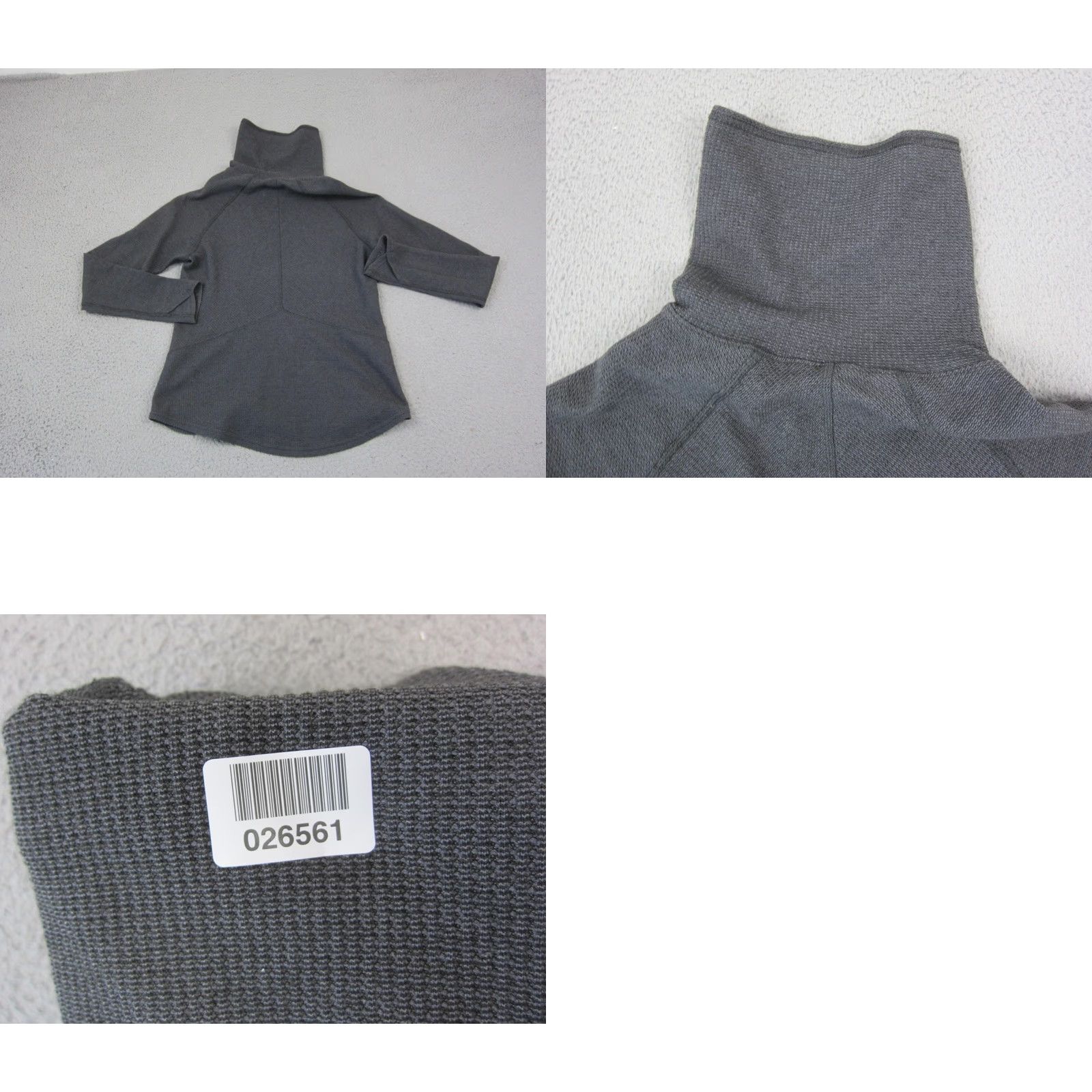 Vintage Kuhl Sweater Womens S Gray Petra Turtleneck Pullover Knit Size S / US 4 / IT 40 - 9 Thumbnail