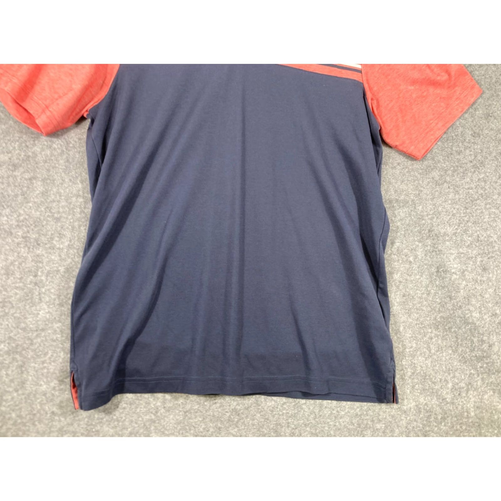 TravisMathew Travis Mathew Polo Shirt Mens M Pink Blue Short Sleeve Logo Performance Golf Outdoor Preppy Sports Shirt Mens M Size US M / EU 48-50 / 2 - 4 Thumbnail