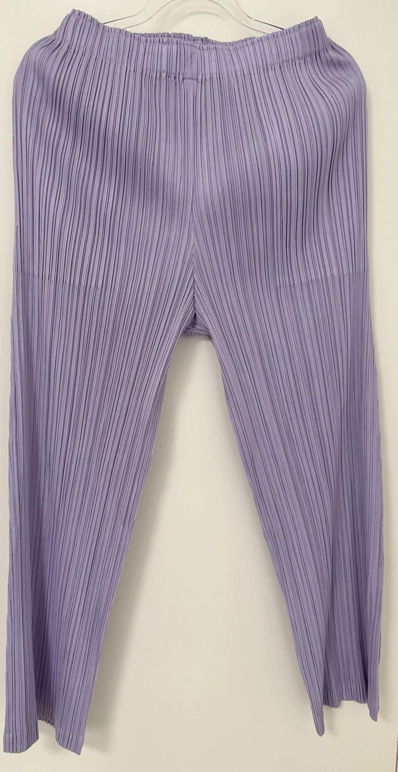 Issey Miyake Issey Miyake JF143 Pleated Pants - dmc Size US 28 / EU 44 - 1 Thumbnail