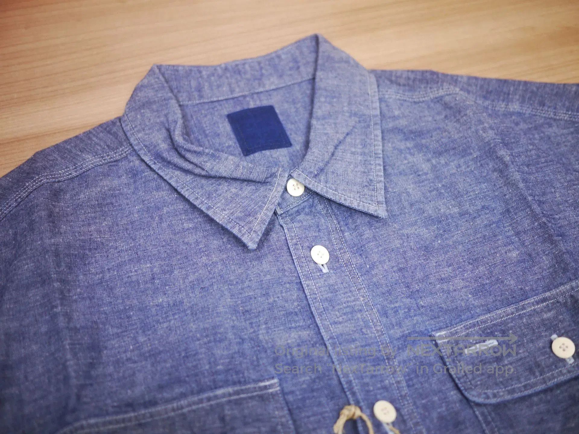 Visvim indigo visvim langer chambray shirt. Size US L / EU 52-54 / 3 - 3 Thumbnail