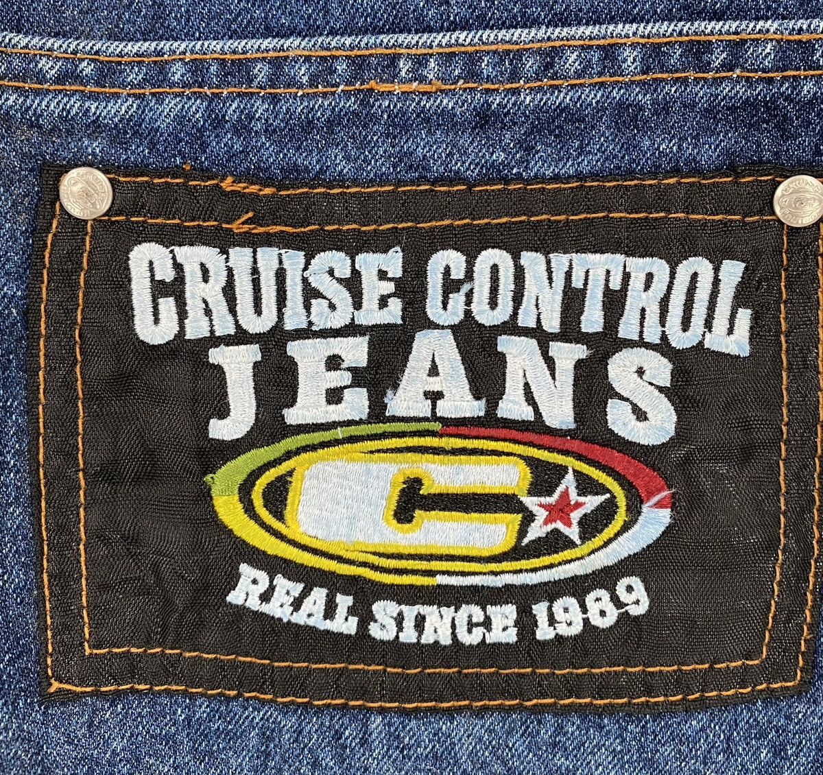 Other VTG Y2K Cruise Control Logo Deep Pocket Jean Shortalls Size US 36 / EU 52 - 9 Thumbnail