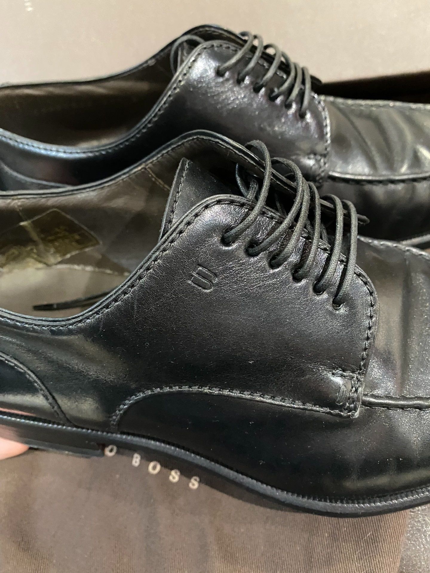Hugo Boss Boss Selection Men's Leather Shoes 40 Size US 7 / EU 40 - 4 Thumbnail
