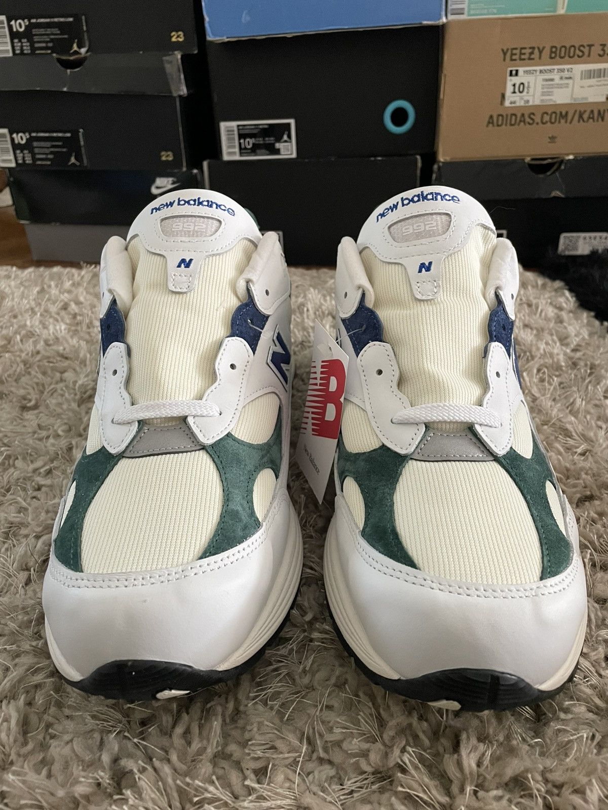 New Balance New Balance 992 miUSA Marsh Green Size US 15 / EU 48 - 4 Thumbnail