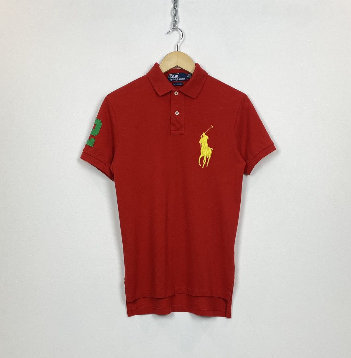 Polo Ralph Lauren Vintage Polo Ralph Lauren Embroidered Logo Polo Shirt Red Size US S / EU 44-46 / 1 - 1 Thumbnail