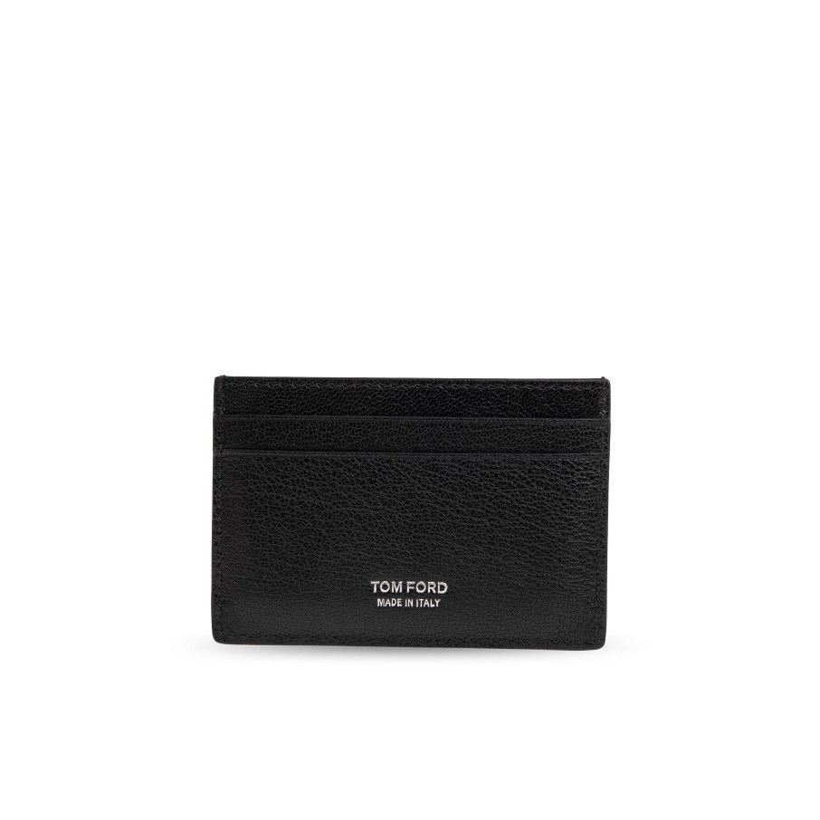 Tom Ford TOM FORD Black Leather Card Holder New & Authentic Size ONE SIZE - 2 Thumbnail