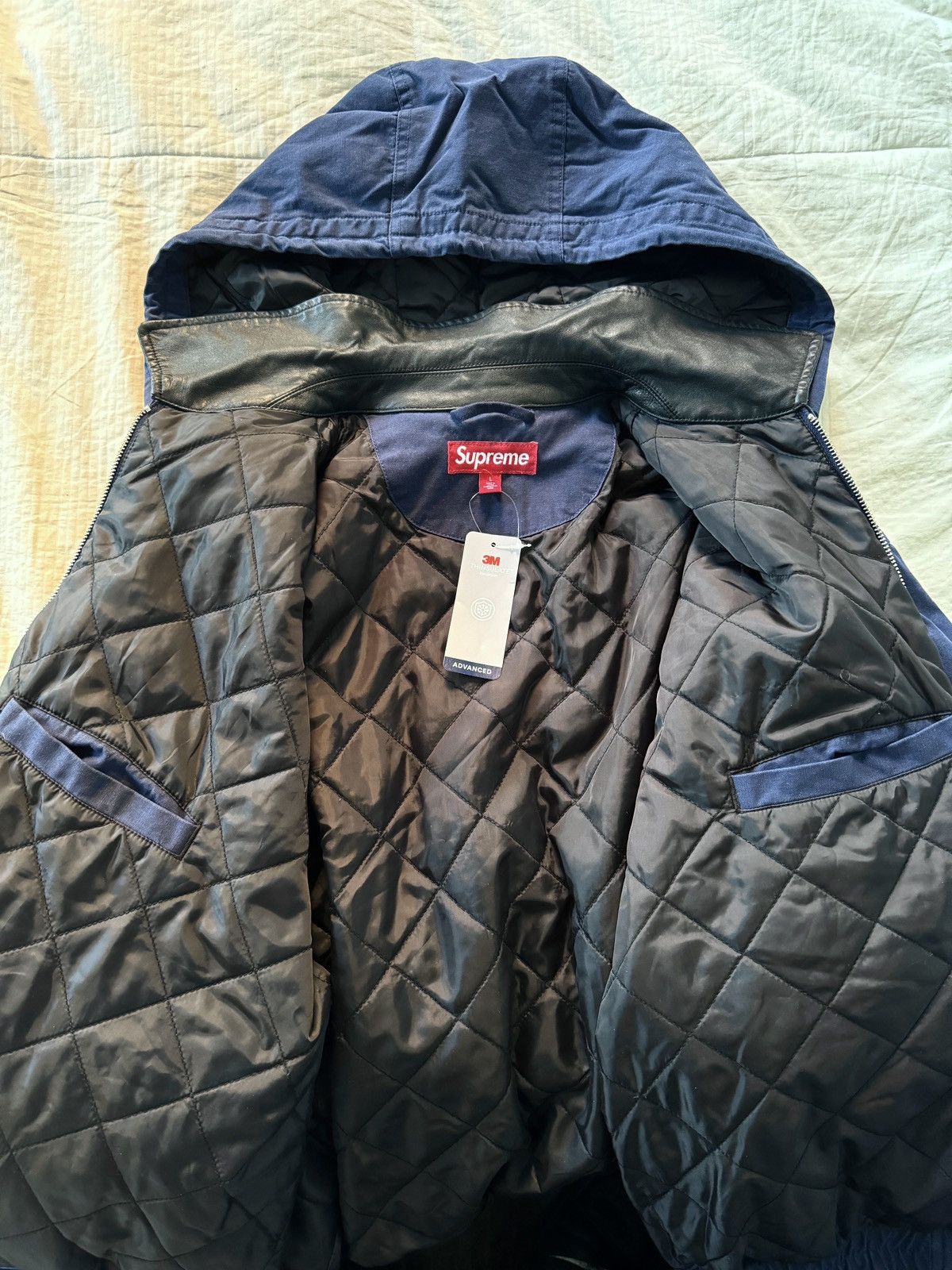Supreme Leather Collar Utility Jacket Size US L / EU 52-54 / 3 - 8 Thumbnail
