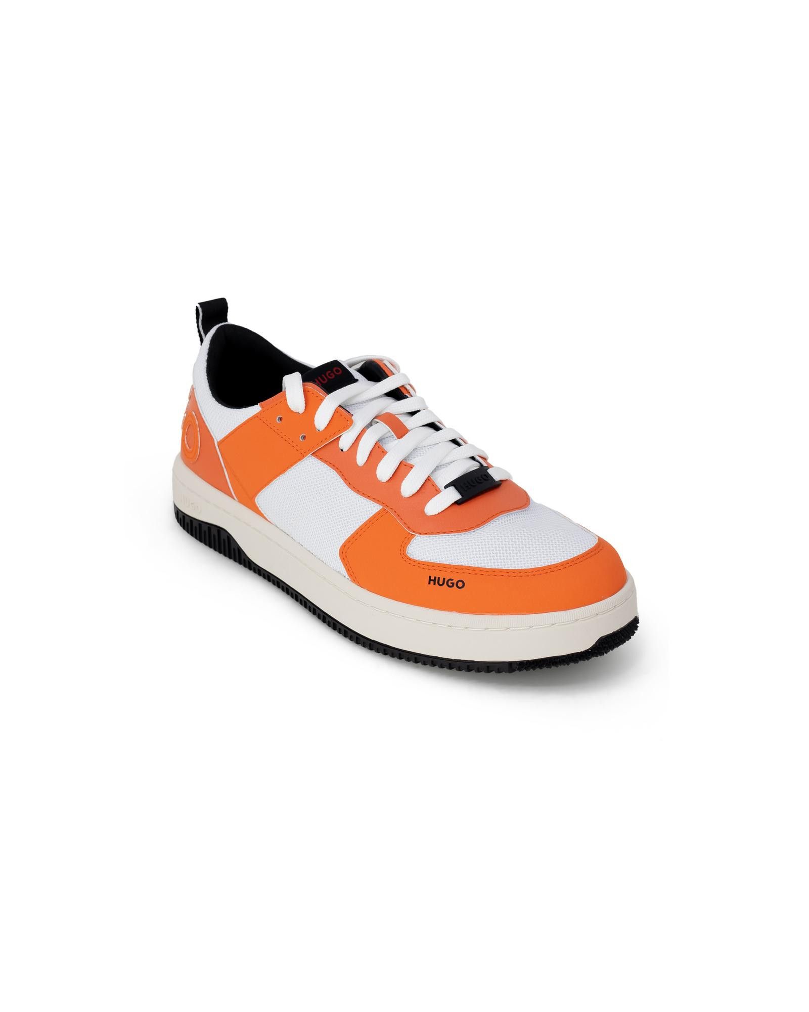 image of Hugo Lace-Up Sneakers in Orange, Men's (Size 9)