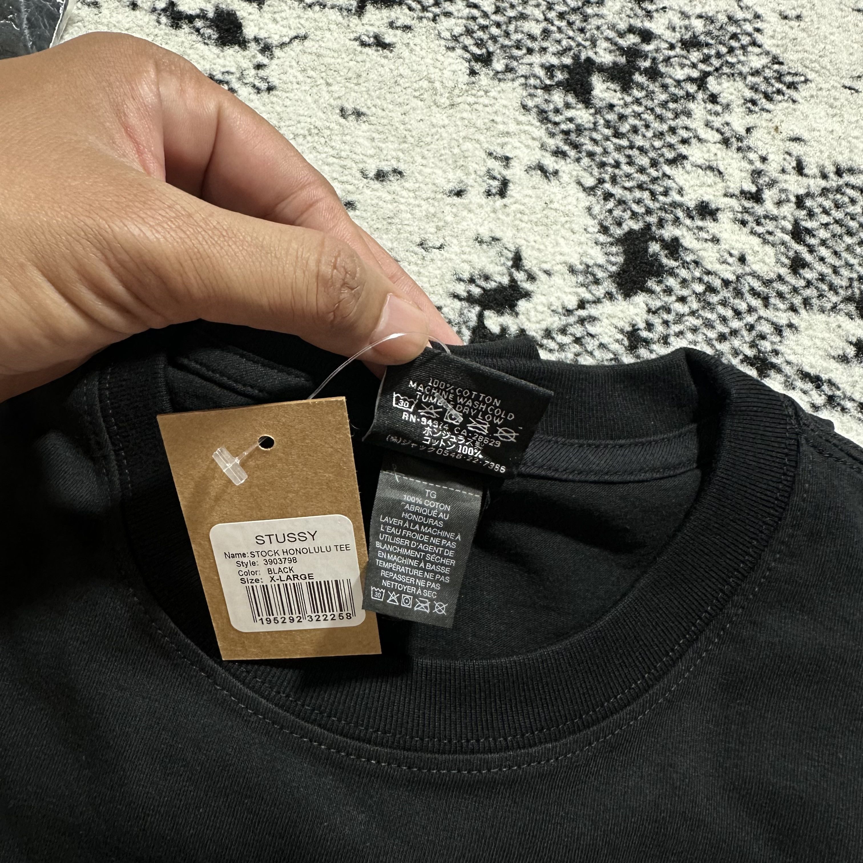 Stussy STUSSY HONOLULU TEE BLACK Size US XL / EU 56 / 4 - 5 Thumbnail