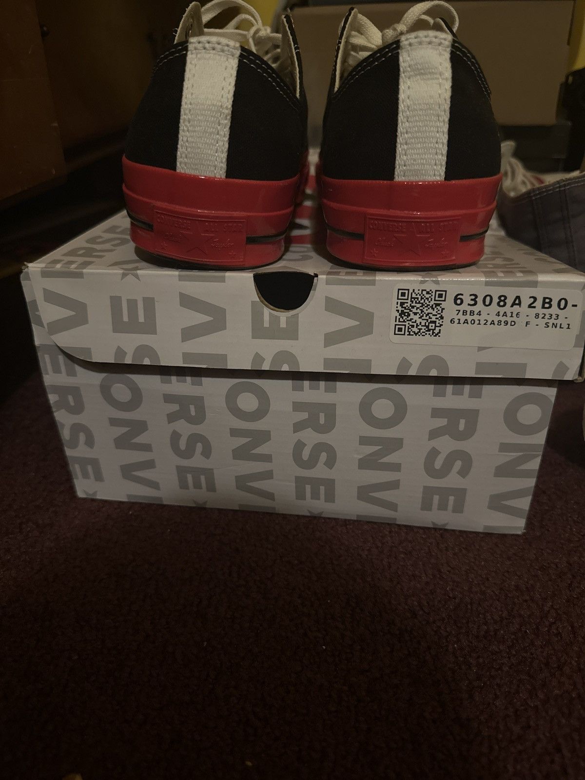 Converse Converse ChuckTaylor All Star 70 xComme des Garcons blk/red Size US 12 / EU 45 - 7 Thumbnail