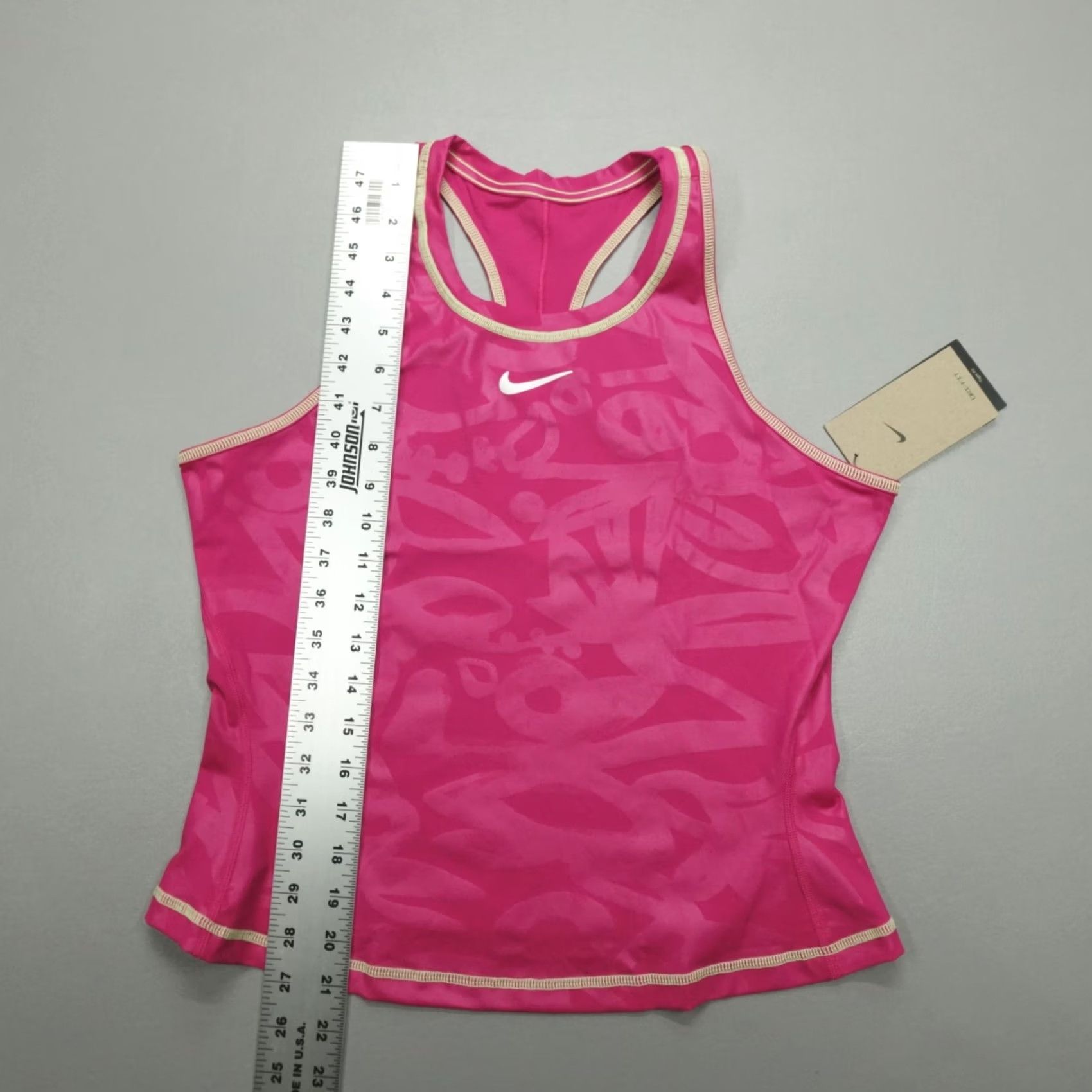 Nike Nike Dri-FIT Tank Top Tennis Court Lux Women's L Pink Sleeveless Racerback Top Utilities Activewear Sports shirt Nike Tank Top Dri-FIT Women’s L Pink Size L / US 10 / IT 46 - 6 Thumbnail