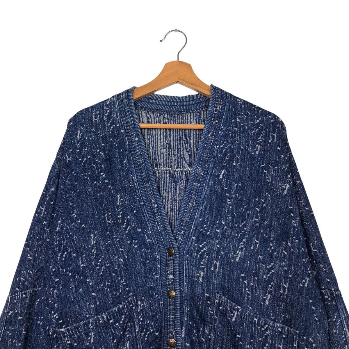 Japanese Brand 📌Vintage Indigo Denim Jacket Unbranded Japan Issey Miyake Size US M / EU 48-50 / 2 - 4 Thumbnail