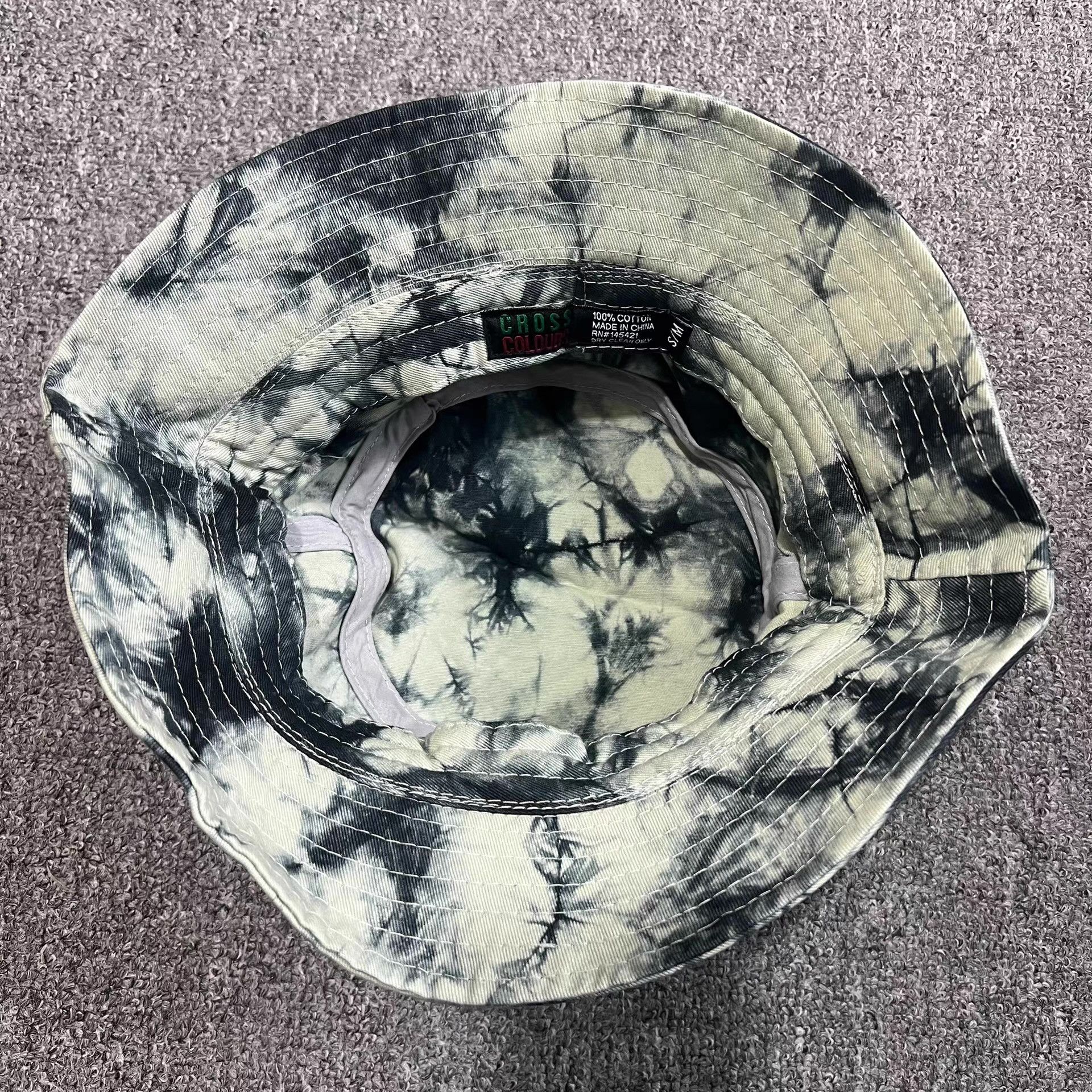 Cross Colours Cross Colours Embroidered Washed Tie-Dye Bucket Hat Q7 Size ONE SIZE - 6 Thumbnail