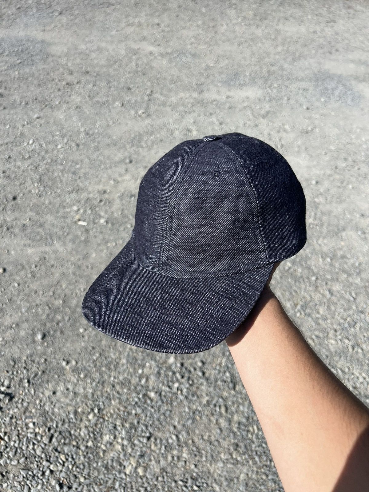 Vintage Vintage Bogner Denim Cap Size ONE SIZE - 1 Thumbnail