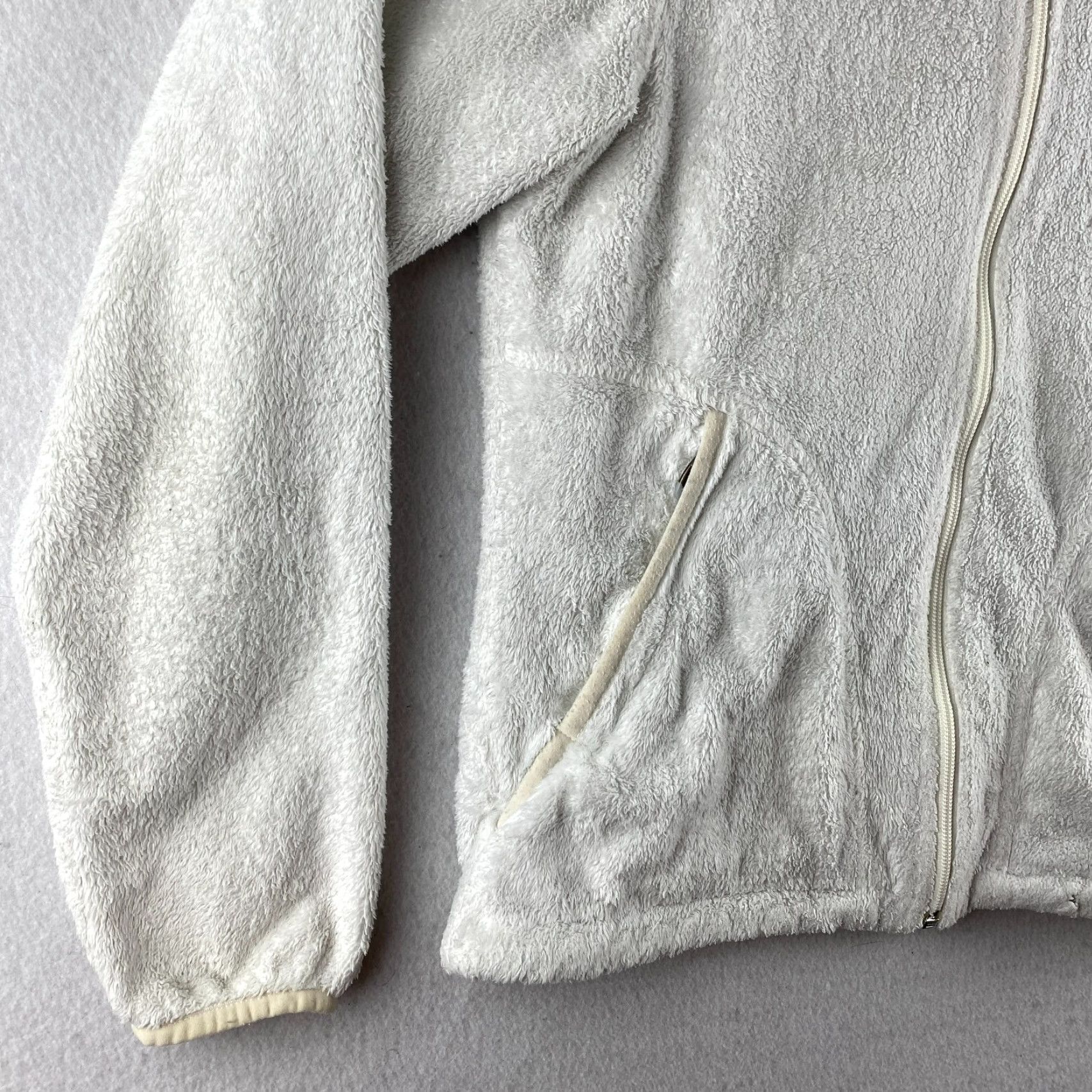 The North Face The North Face Full Zip Hoodie Womens Small S White Oso Adjustable Waist Pockets Size S / US 4 / IT 40 - 5 Thumbnail